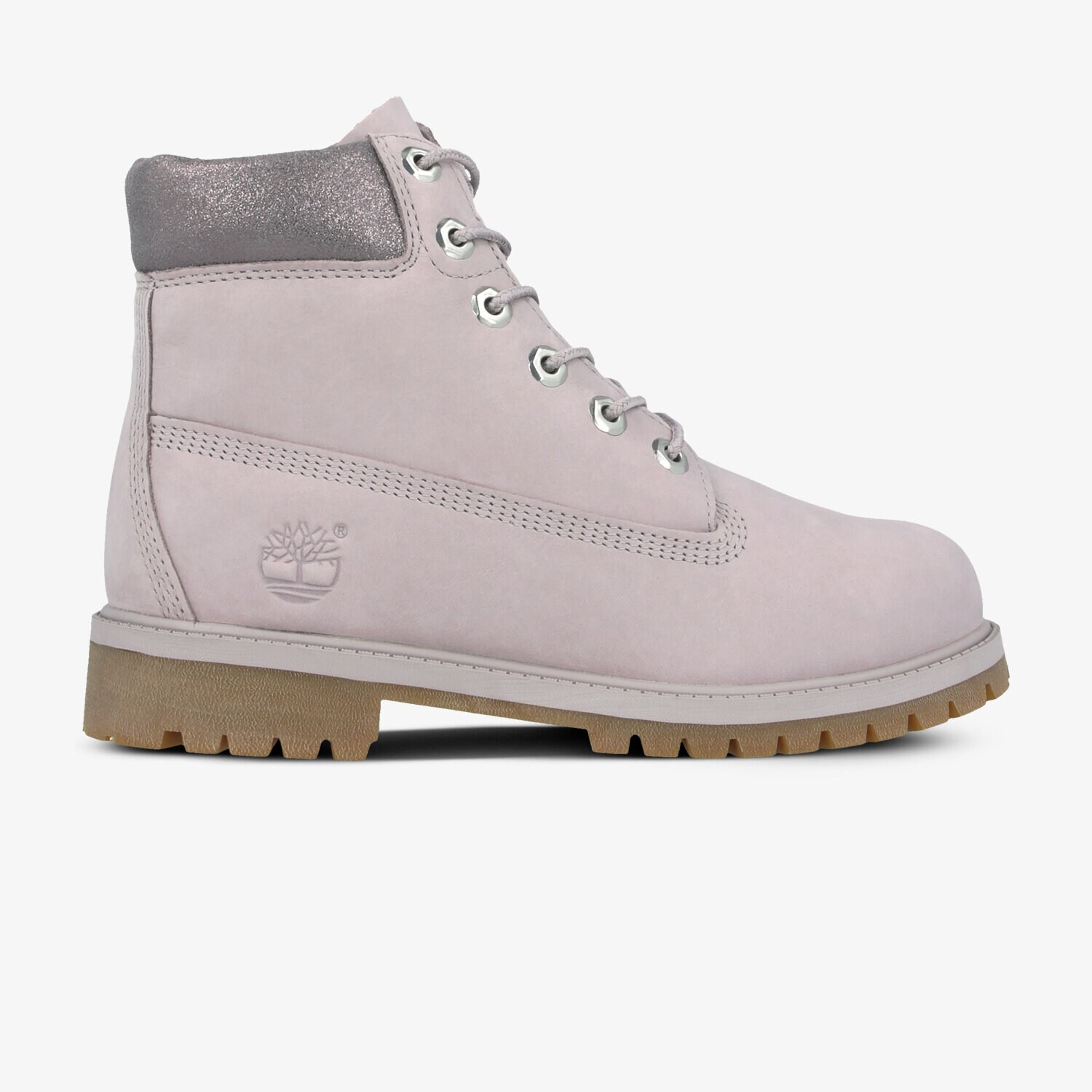 Buty zimowe, trekkingowe, outdoor dla dzieci TIMBERLAND PREMIUM 6 INCH WP BOOT TB0A295QN991 SZARY