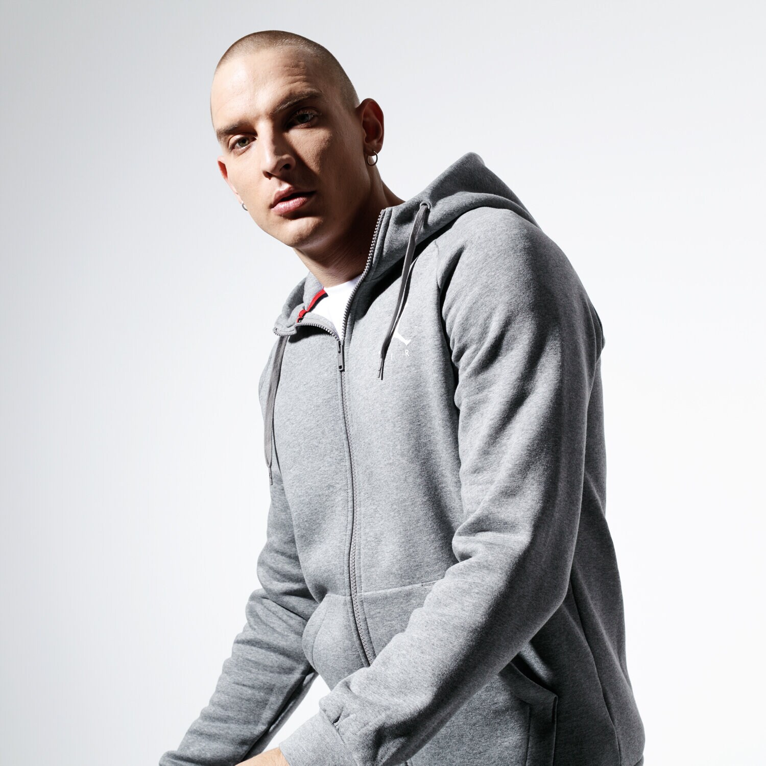 Bluza męska JORDAN BLUZA M J JUMPMAN FLEECE FZ 939998-091 SZARY