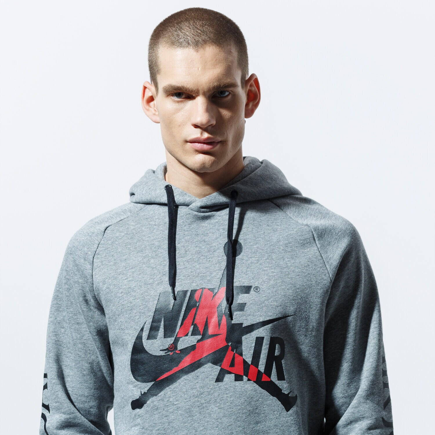 Bluza męska JORDAN BLUZA M J JUMPMAN CLASSICS PO BV6010-091 SZARY