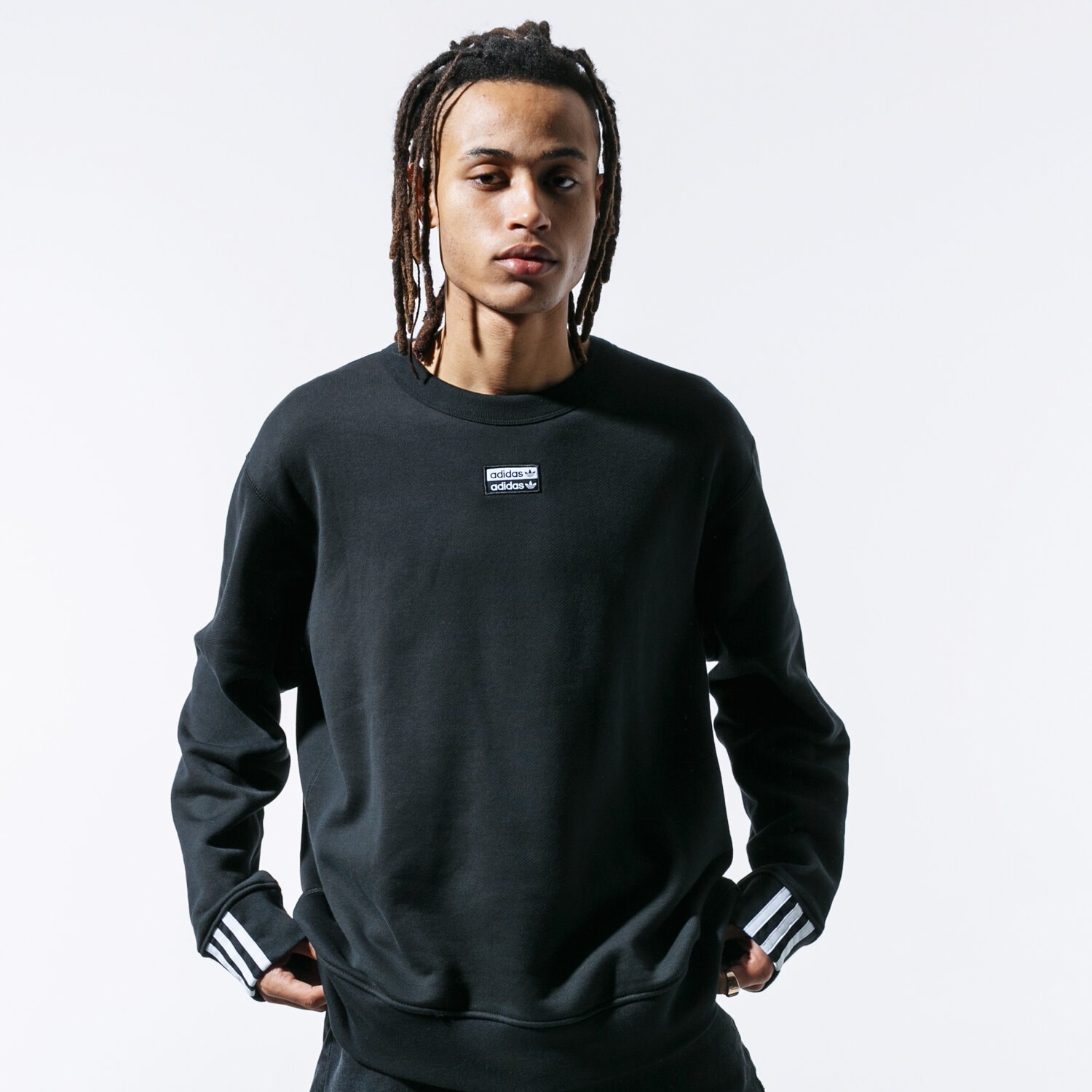 Bluza męska ADIDAS BLUZA VOCAL CREW ED7227 CZARNY