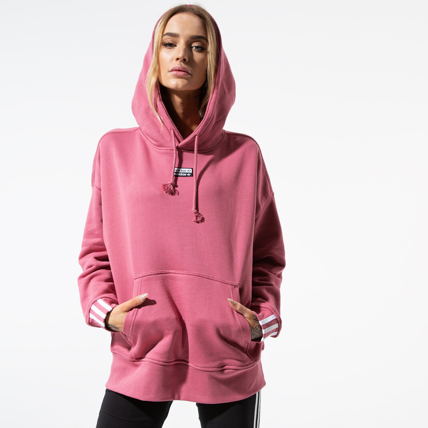 Bluza damska ADIDAS BLUZA VOCAL HOODIE EJ8565 RÓŻOWY