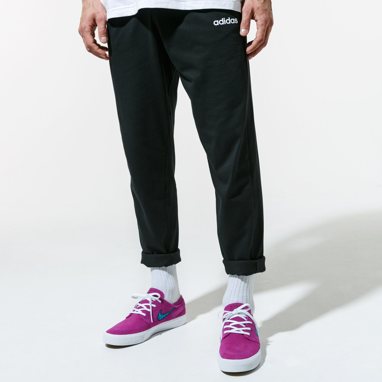 Spodnie sportowe męskie ADIDAS SPODNIE E PLN T PNT SJ DU0378 CZARNY