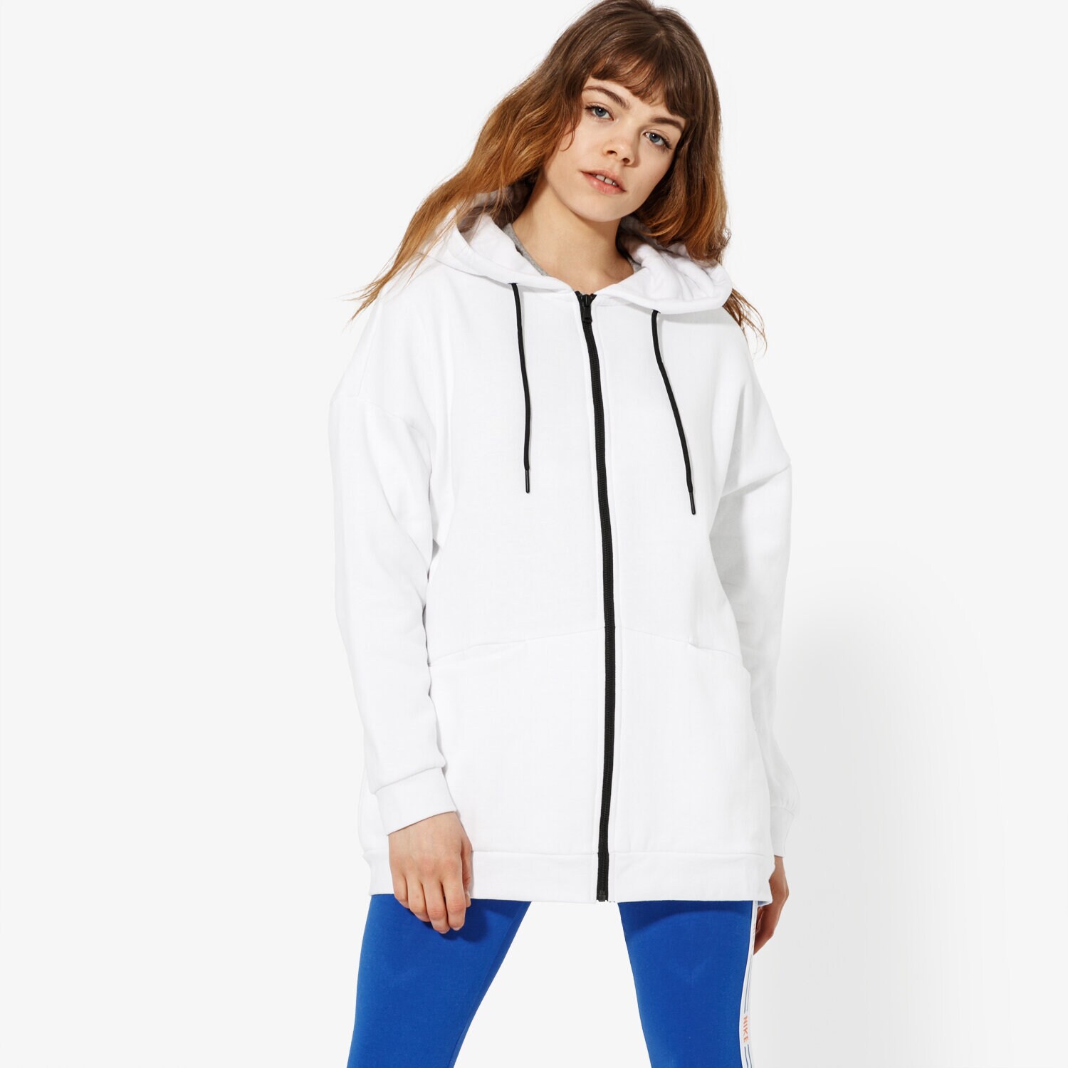 Bluza damska CONFRONT BLUZA NONSENSE HOODY CF19BLD02001 BIAŁY