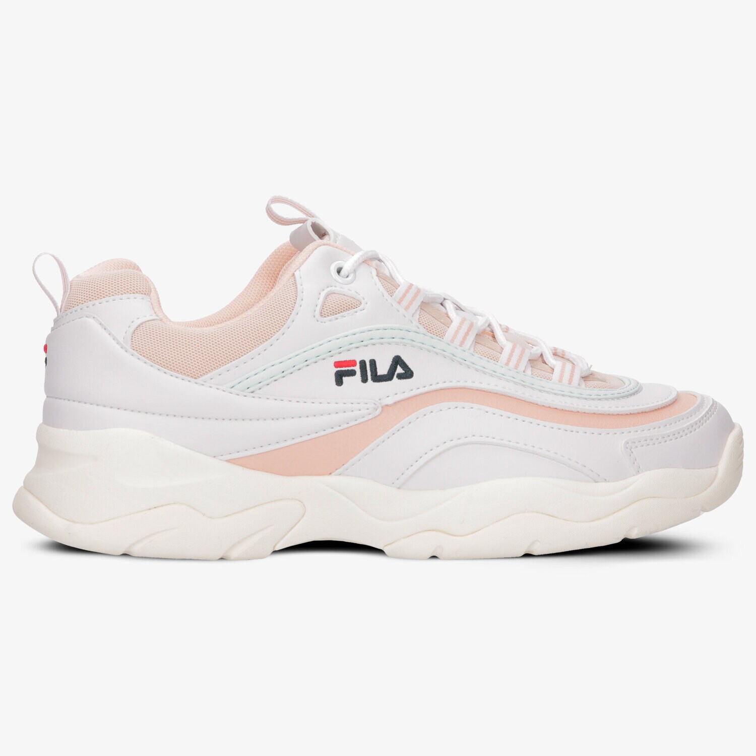 Buty sneakersy damskie FILA RAY LOW WMN 101056202Y BIAŁY