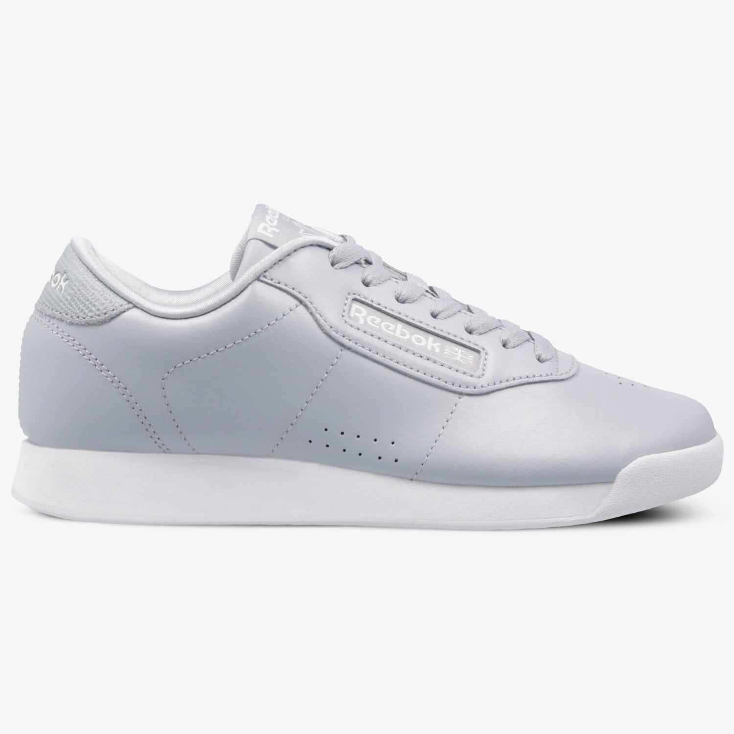 Buty sneakersy damskie REEBOK PRINCESS LTHR DV8106 SZARY