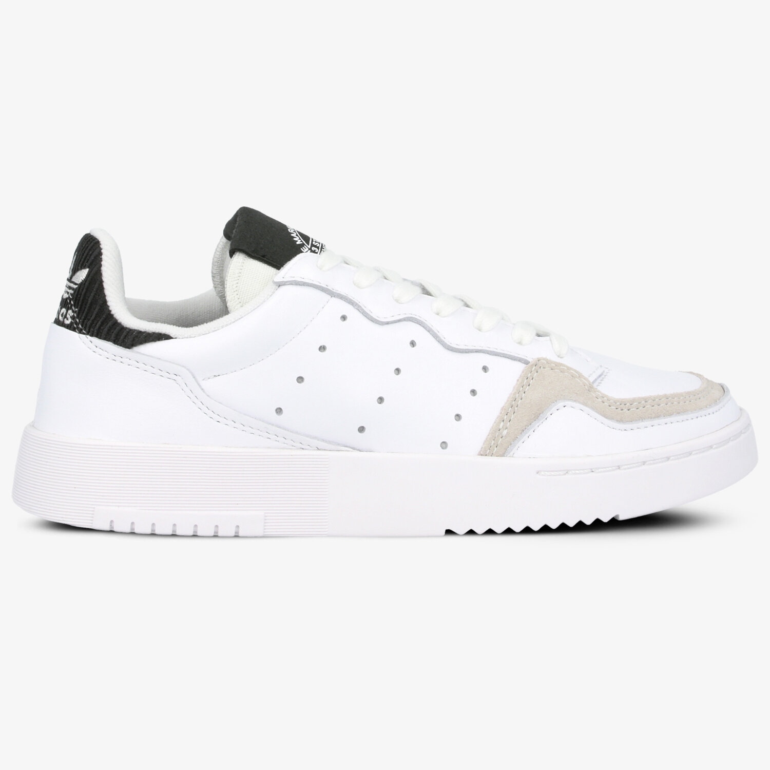 Buty sneakersy męskie ADIDAS SUPERCOURT FU9501 BIAŁY