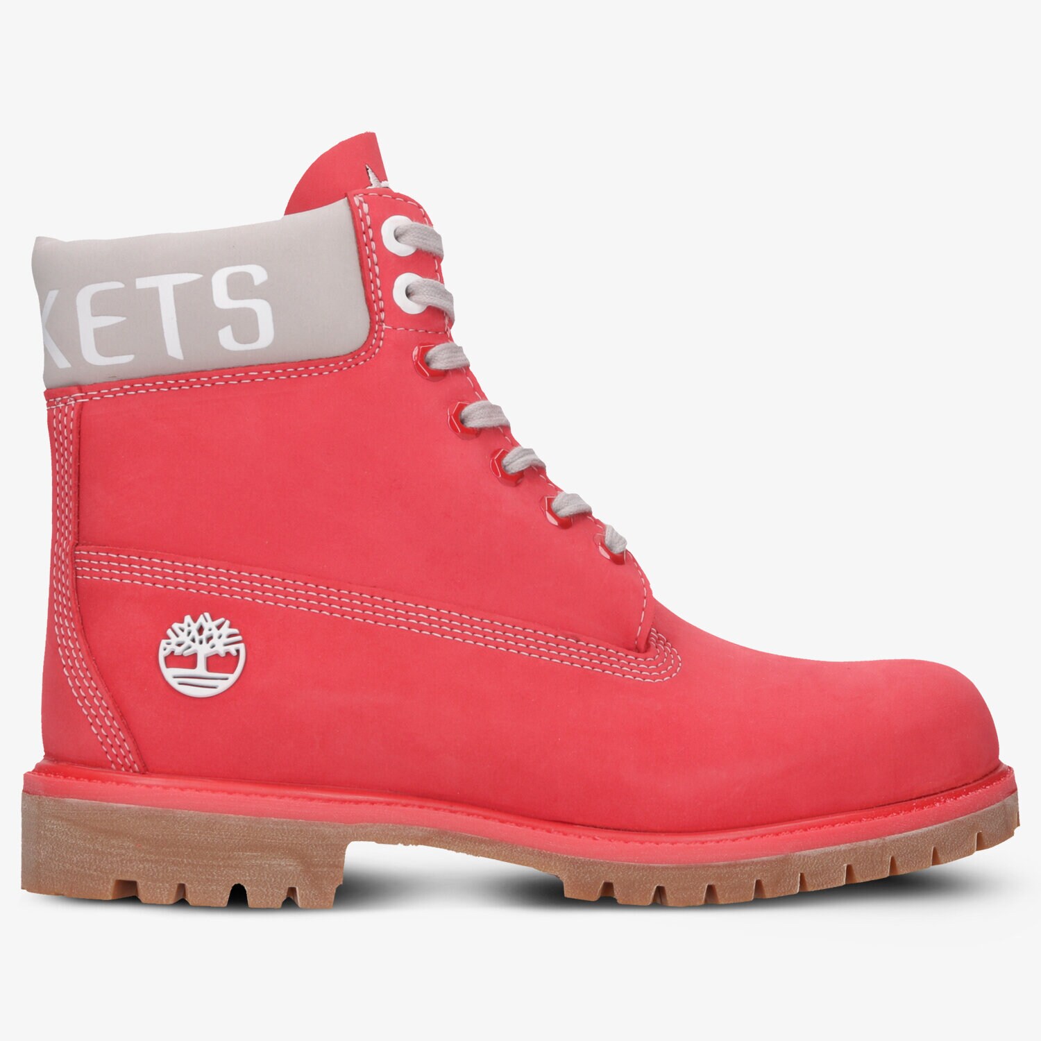 Buty zimowe sportowe męskie TIMBERLAND PREMIUM 6 INCH BOOT NBA HOUSTON ROCKETS TB0A249EL611 CZERWONY
