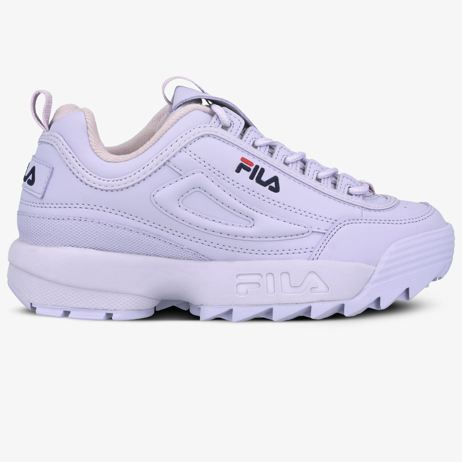 Buty sneakersy damskie FILA DISRUPTOR LOW WMN 101030271C FIOLETOWY