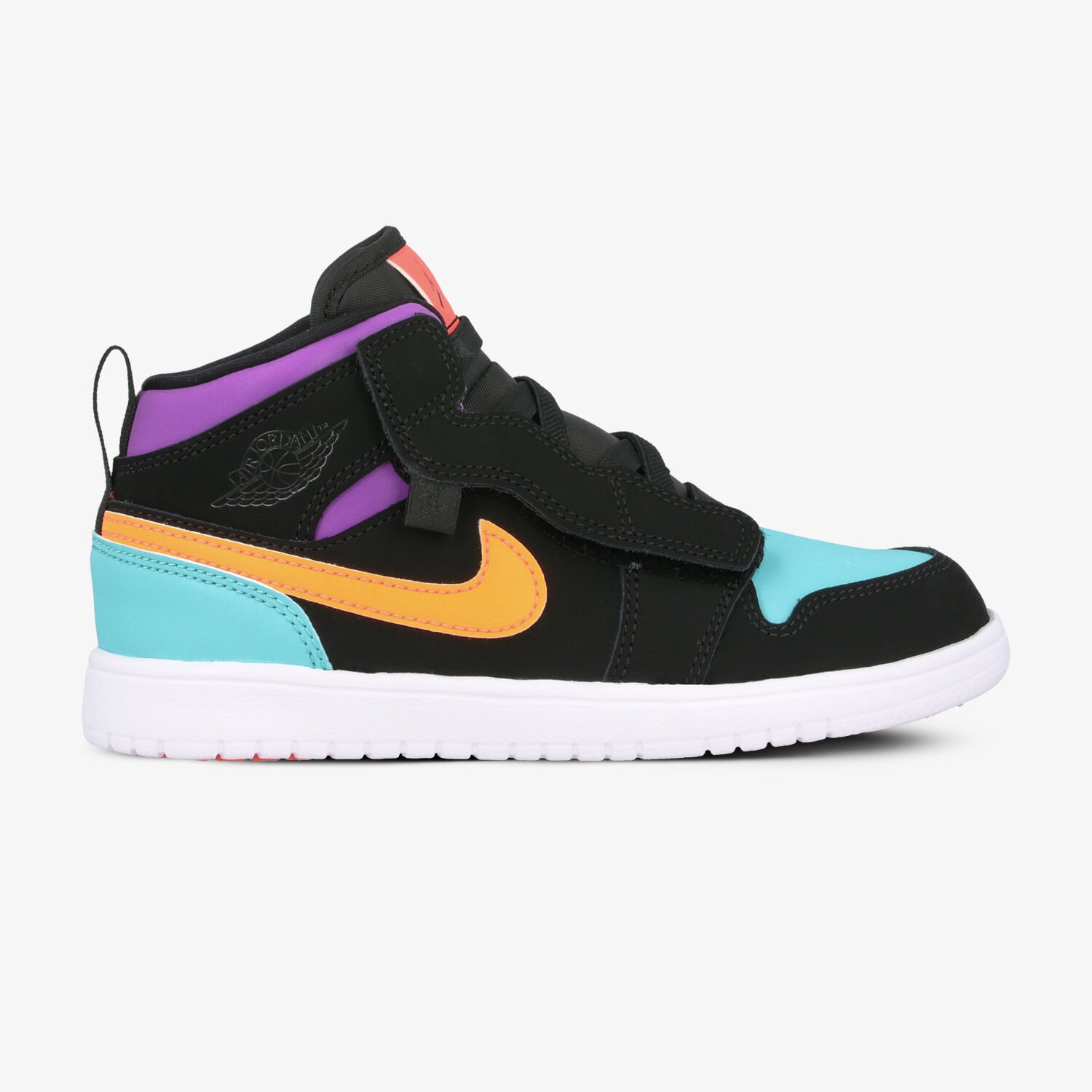 Buty sneakersy dla dzieci JORDAN 1 MID ALT AR6351-083 CZARNY