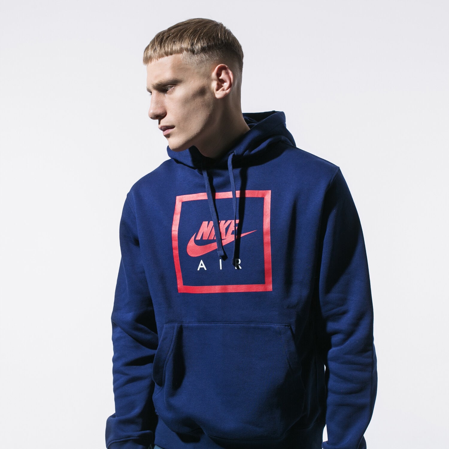 Bluza męska NIKE BLUZA Z KAPTUREM M NSW PO HOODIE  CI1052-492 GRANATOWY