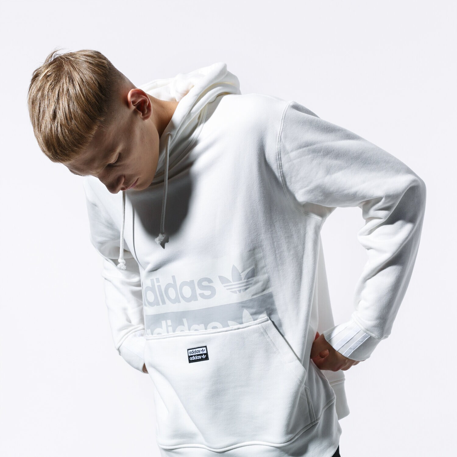 Bluza męska ADIDAS BLUZA VOCAL D HOODY ED7207 BIAŁY