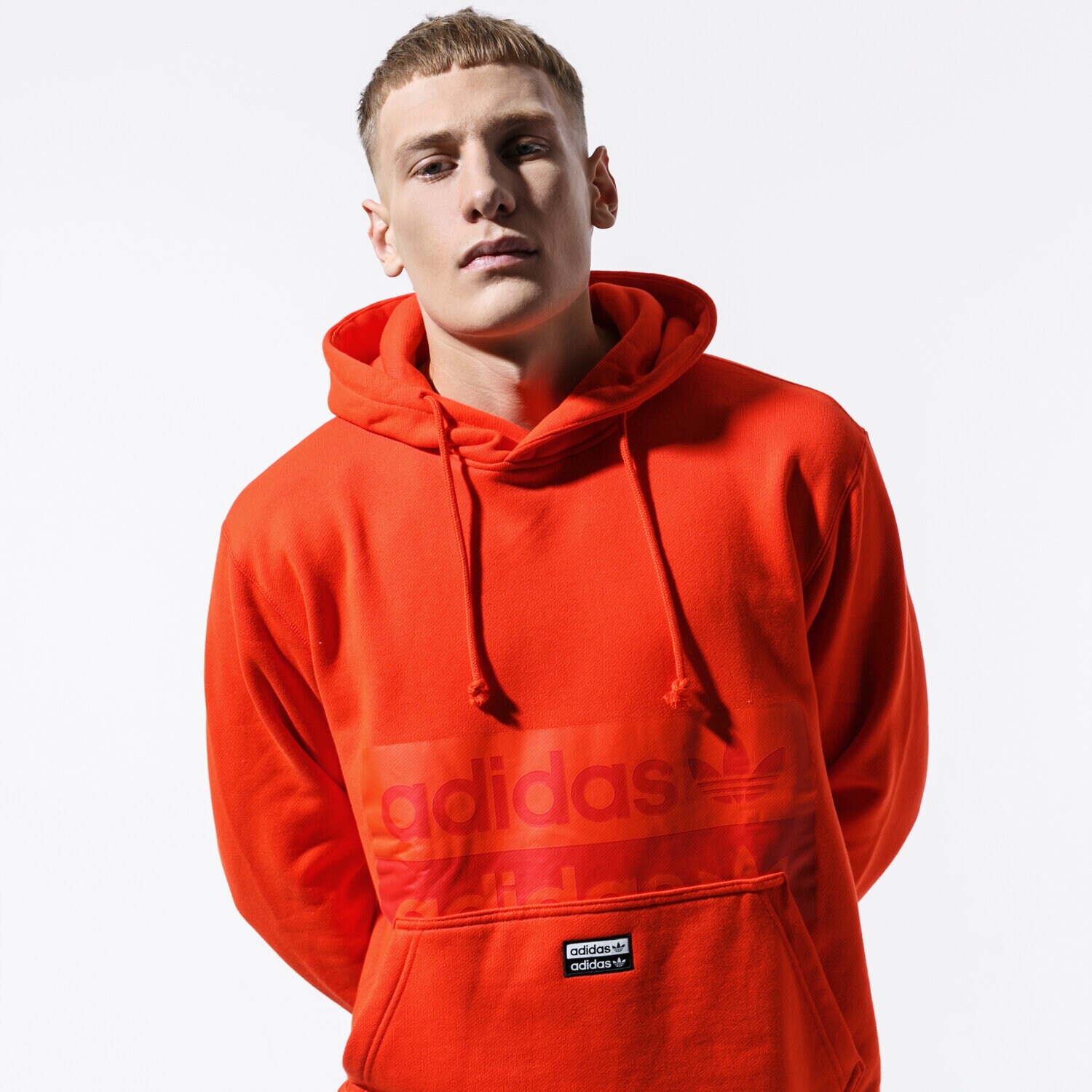 Bluza męska ADIDAS BLUZA VOCAL D HOODY ED7208 POMARAŃCZOWY