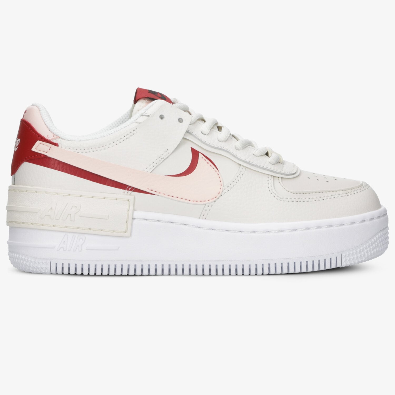 Buty sneakersy damskie NIKE W AIR FORCE 1 SHADOW CI0919-003 BIAŁY