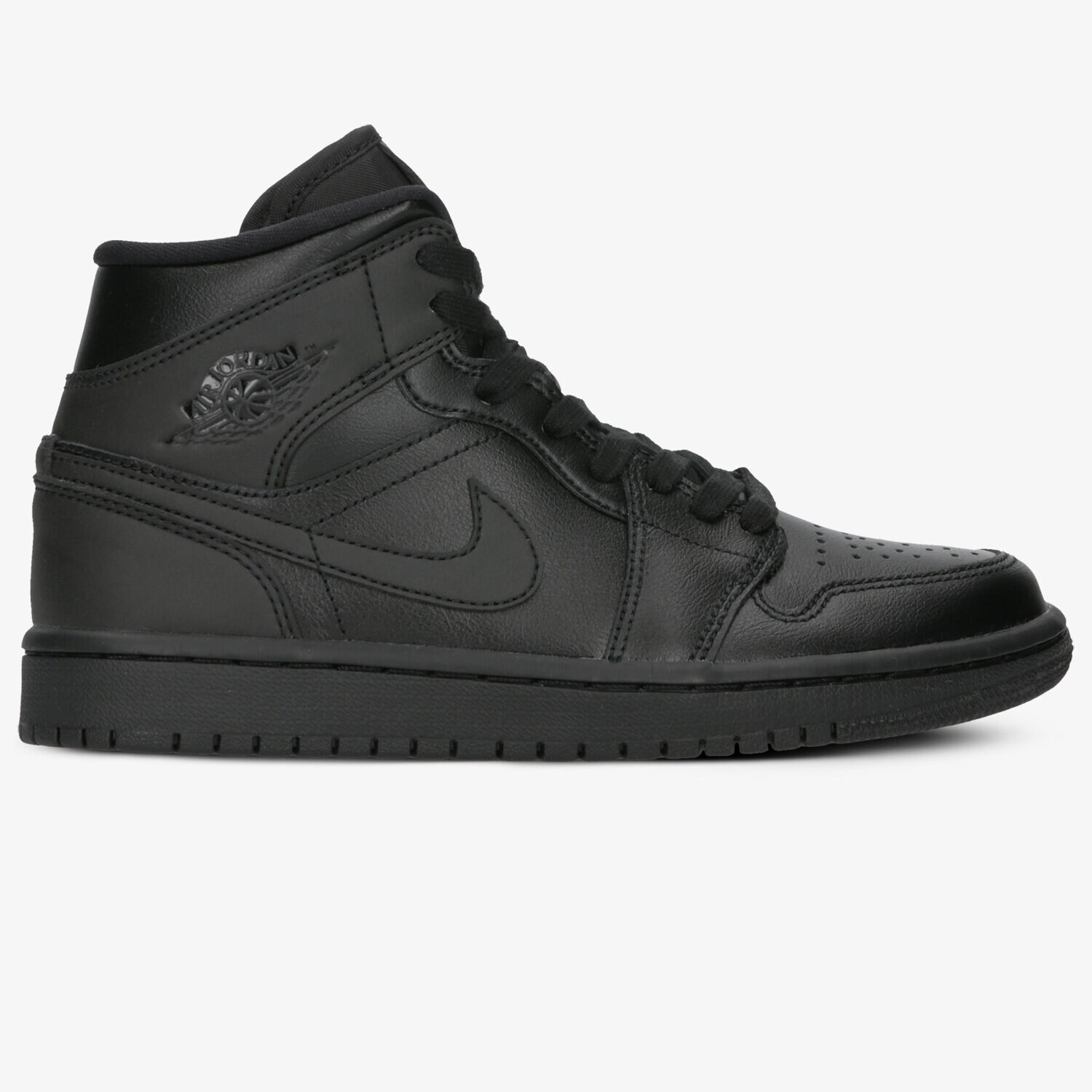 Buty sneakersy damskie WMNS AIR JORDAN 1 MID BQ6472-012 CZARNY