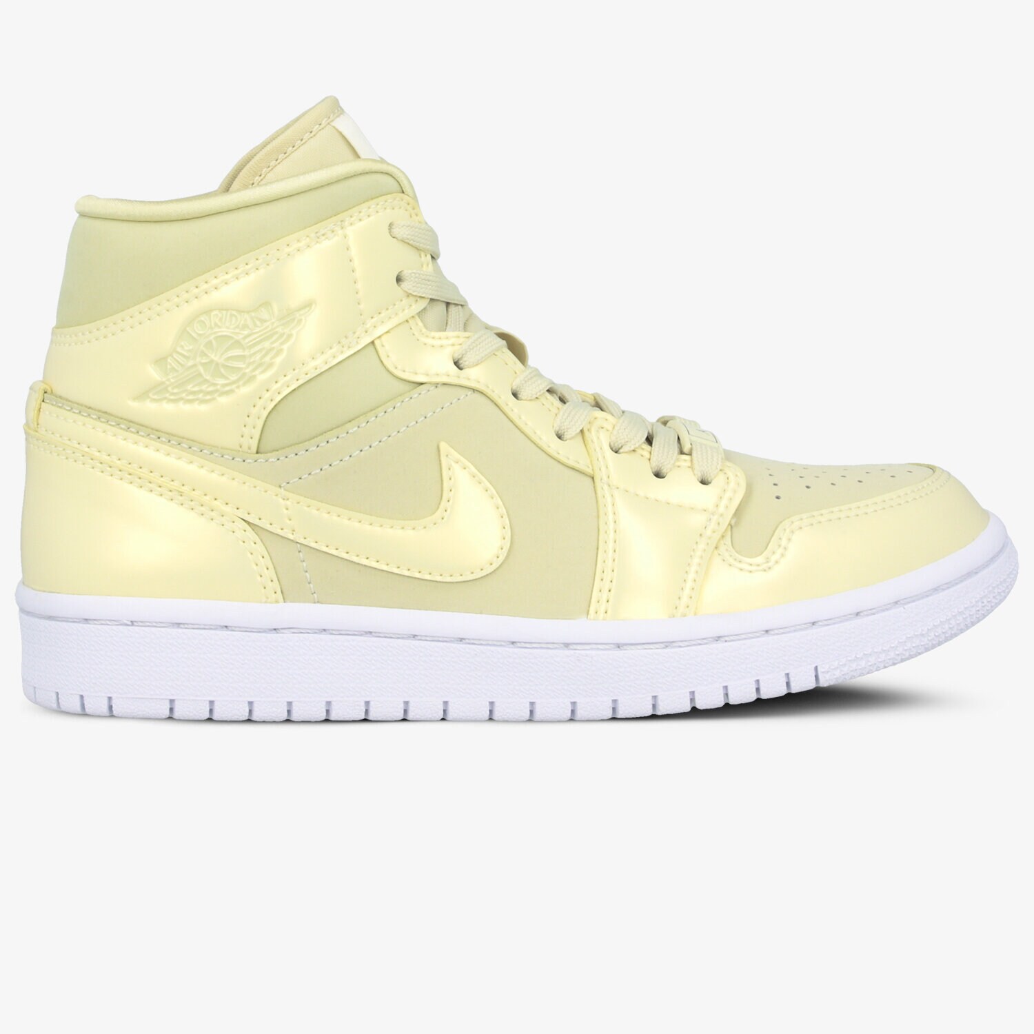 Buty sneakersy damskie WMNS AIR JORDAN 1 MID SE  CK6587-200 ZŁOTY