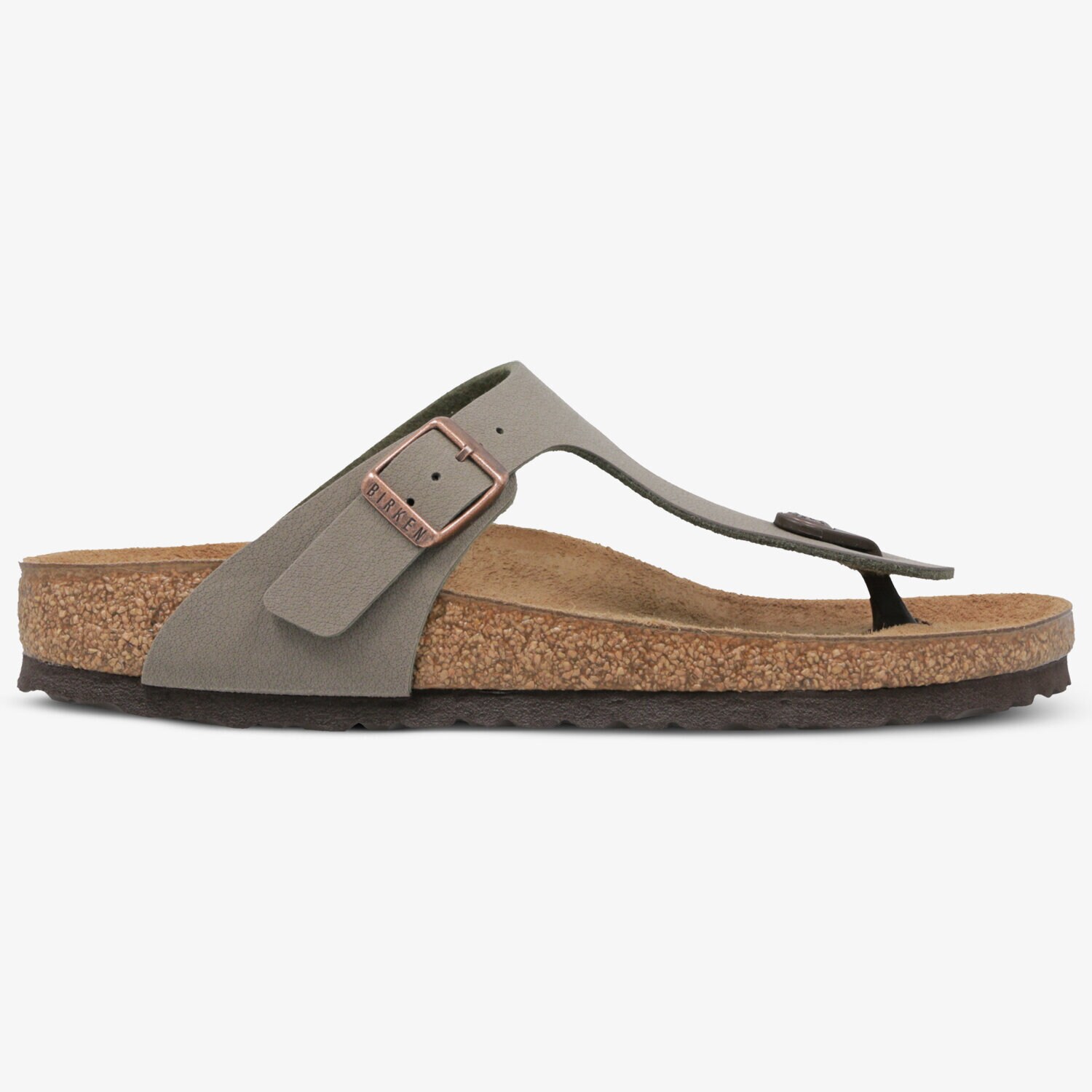 Klapki damskie BIRKENSTOCK GIZEH 43393 SZARY