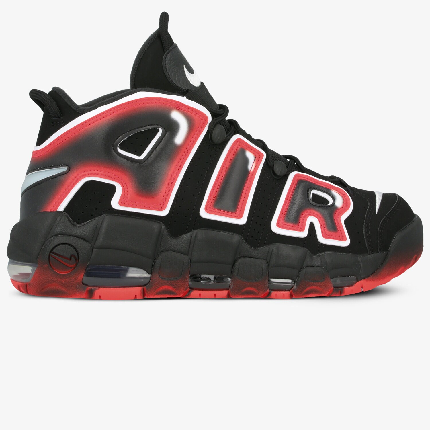 Buty sneakersy męskie NIKE AIR MORE UPTEMPO '96 CJ6129-001 CZARNY