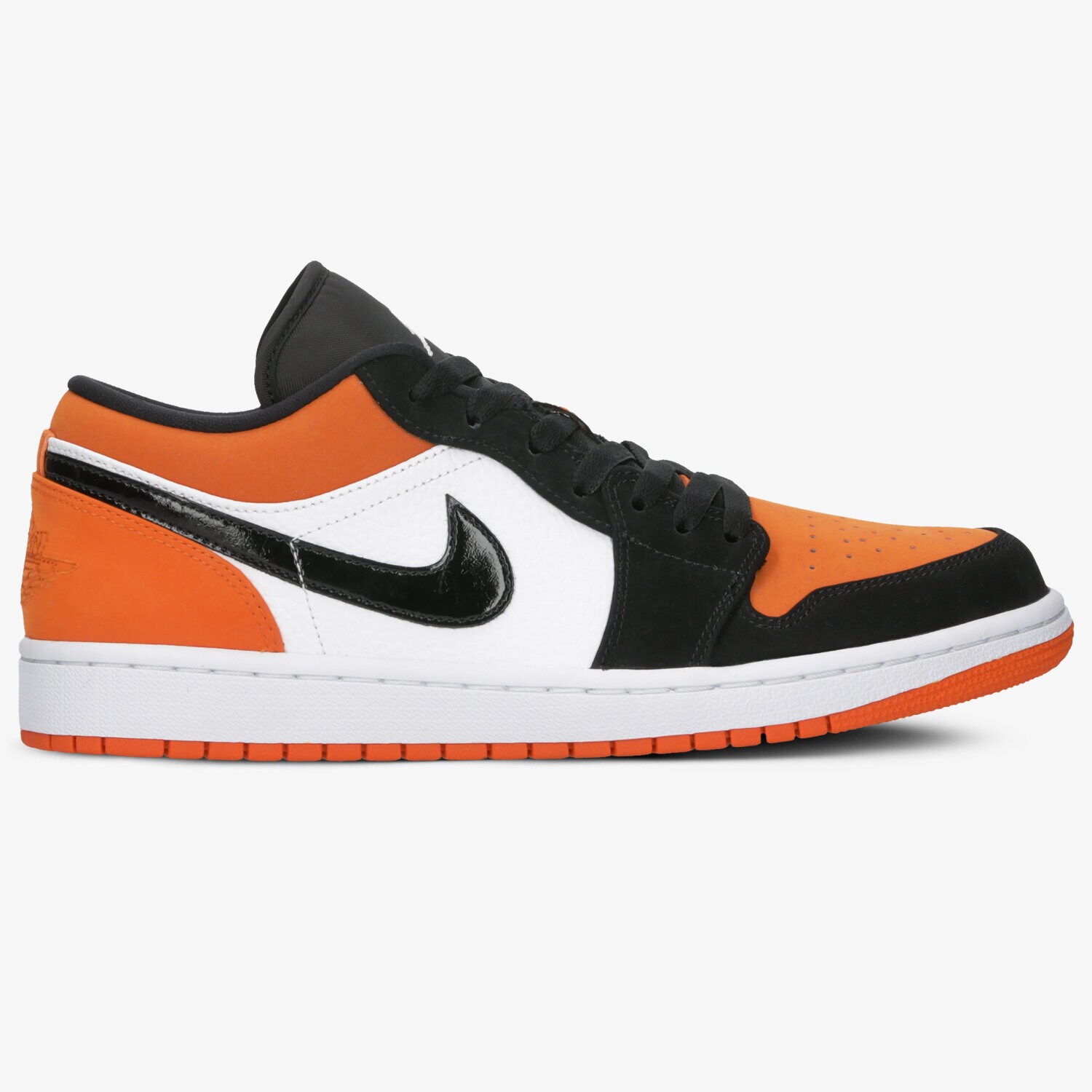 Buty sneakersy męskie AIR JORDAN 1 LOW 553558128 CZARNY