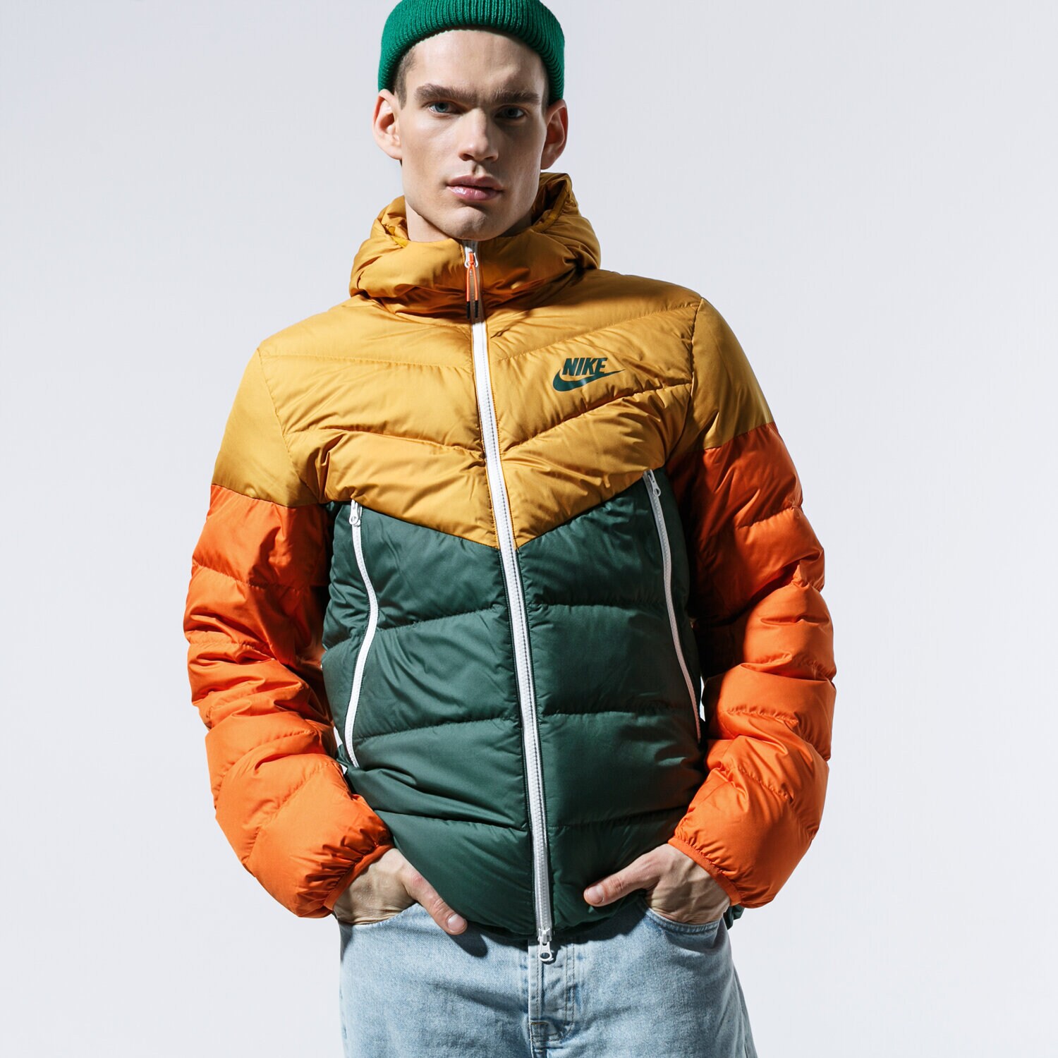 Kurtka zimowa męska NIKE KURTKA NIKE SPORTSWEAR WINDRUNNER 928833-727 MULTICOLOR
