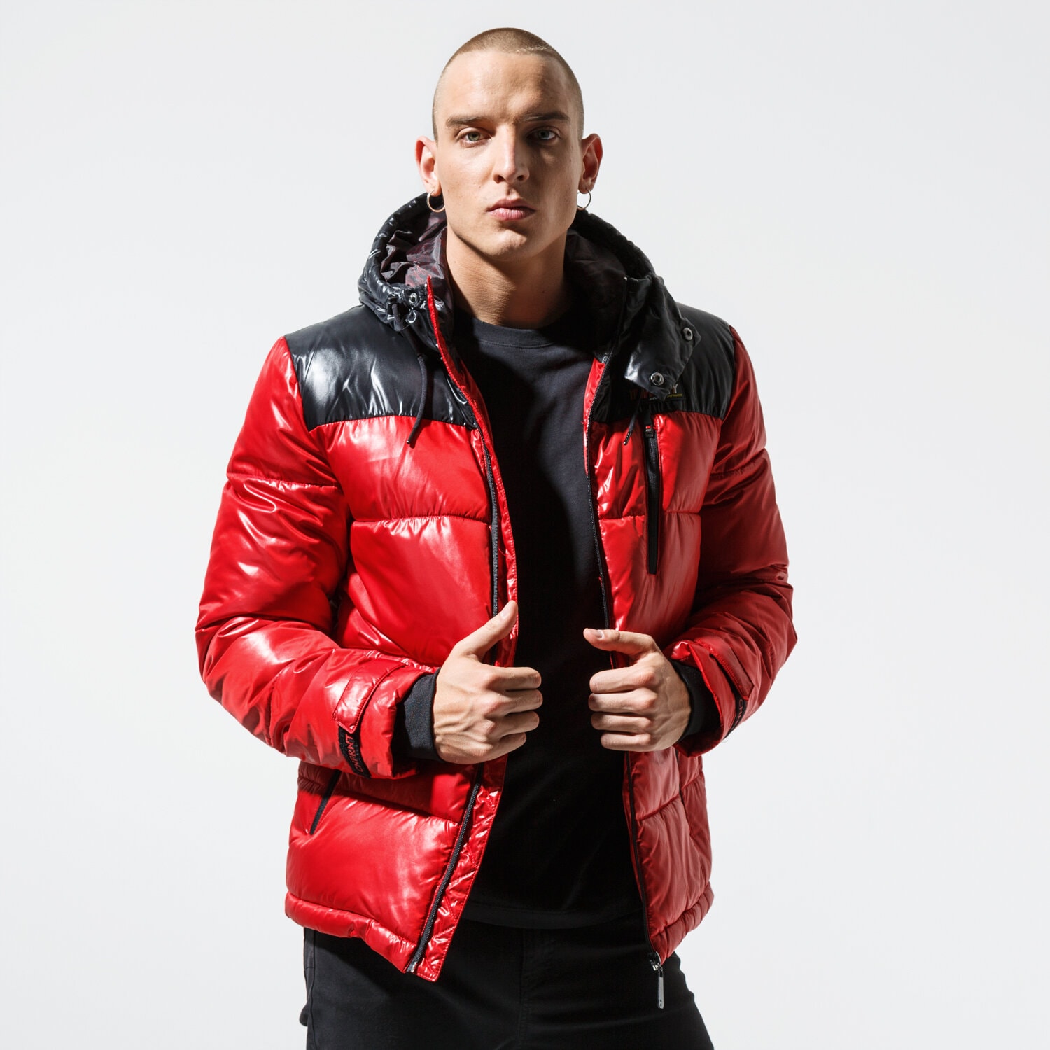 Kurtka zimowa męska CONFRONT KURTKA ZIMOWA MAKALU RED JKT CF39KUM36001 CZERWONY