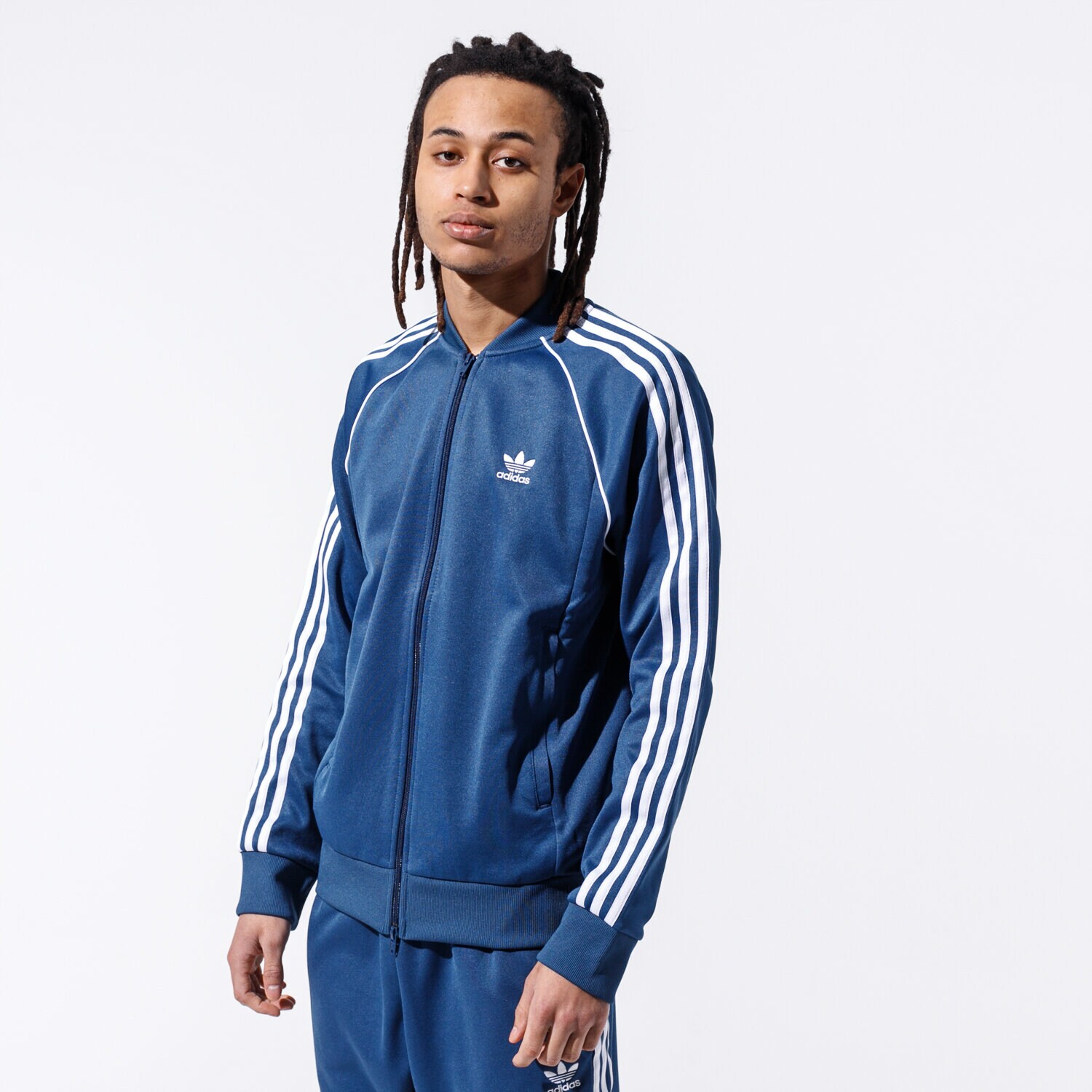 Bluza męska ADIDAS BLUZA SST TT FM3804 GRANATOWY