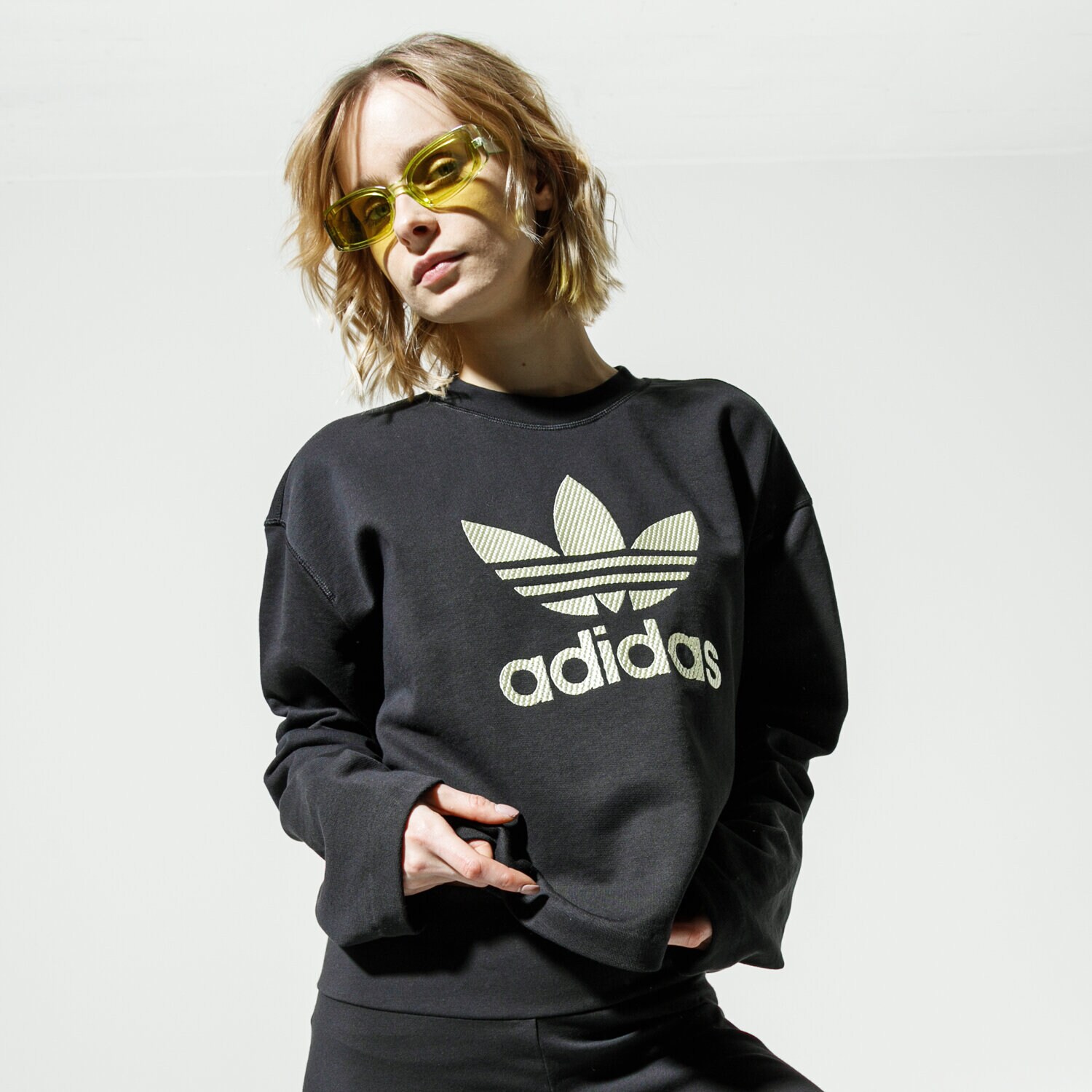 Bluza damska ADIDAS BLUZA LG CREW FM2623 CZARNY