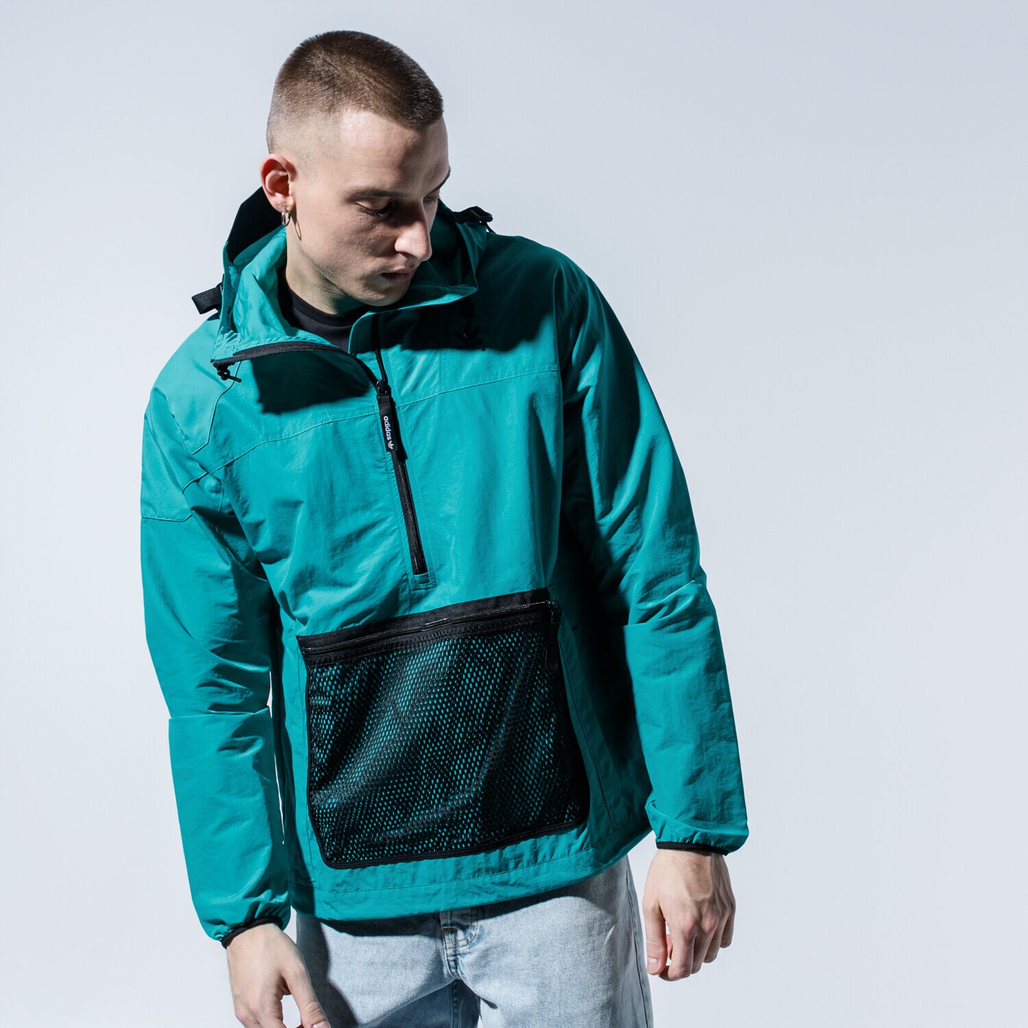 Kurtka wiosenna / jesienna męska ADIDAS KURTKA WB KARKAJ FM3684 ZIELONY