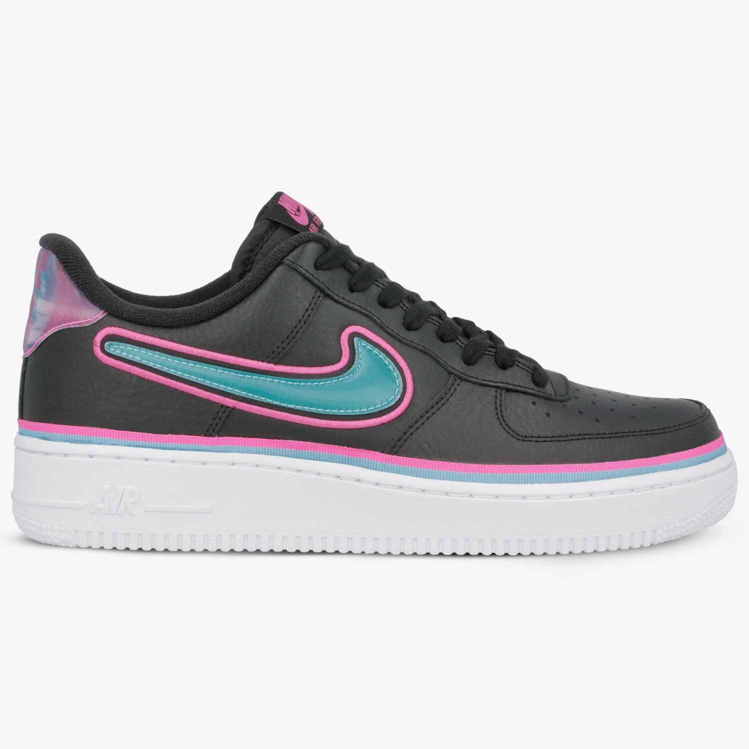 Buty sneakersy męskie NIKE AIR FORCE 1 '07 LV8 SPORT AJ7748002 CZARNY