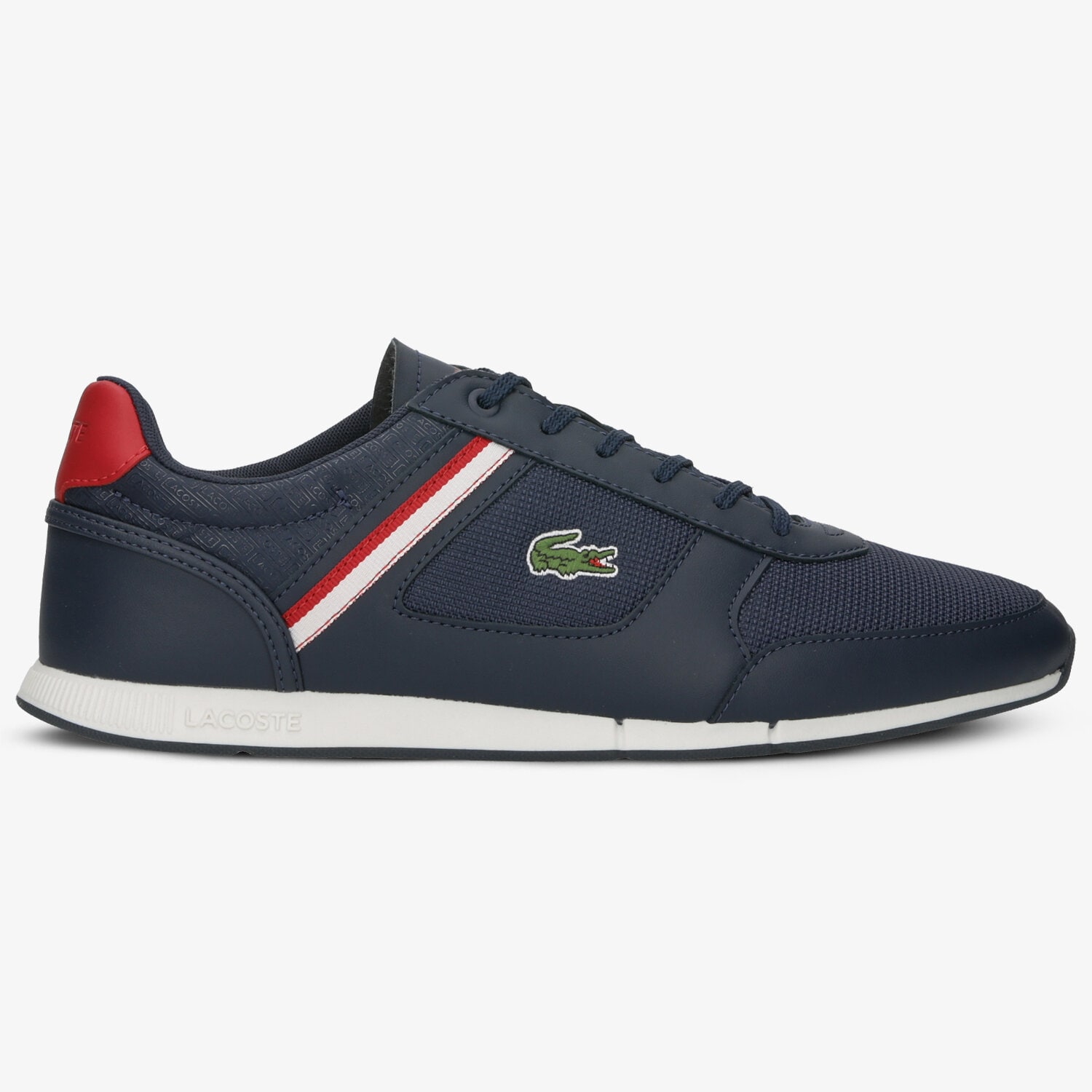 Buty sneakersy męskie LACOSTE MENERVA SPORT 319 1 CMA 738CMA0044144 GRANATOWY