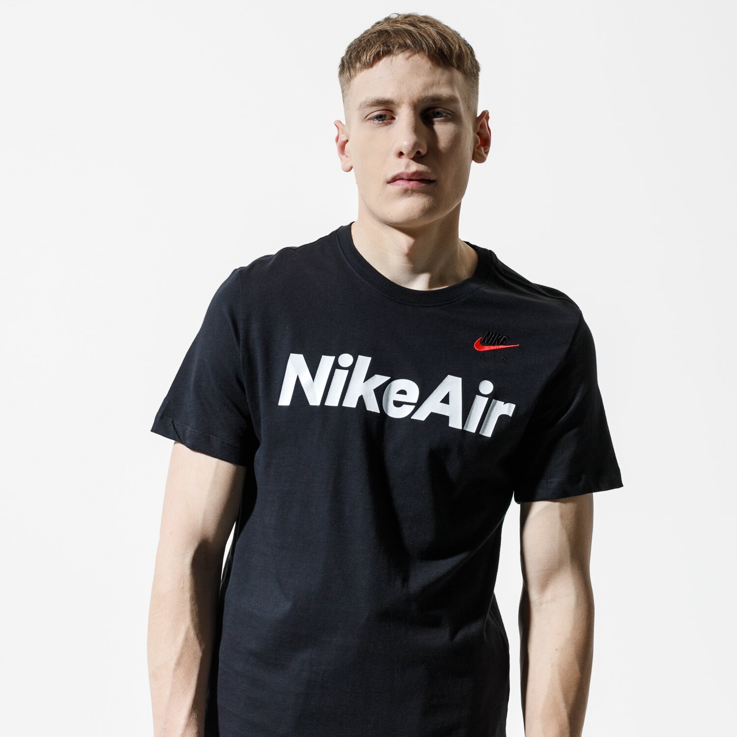 Koszulka, t-shirt sportowy męski NIKE T-SHIRT AIR CK2232-010 CZARNY