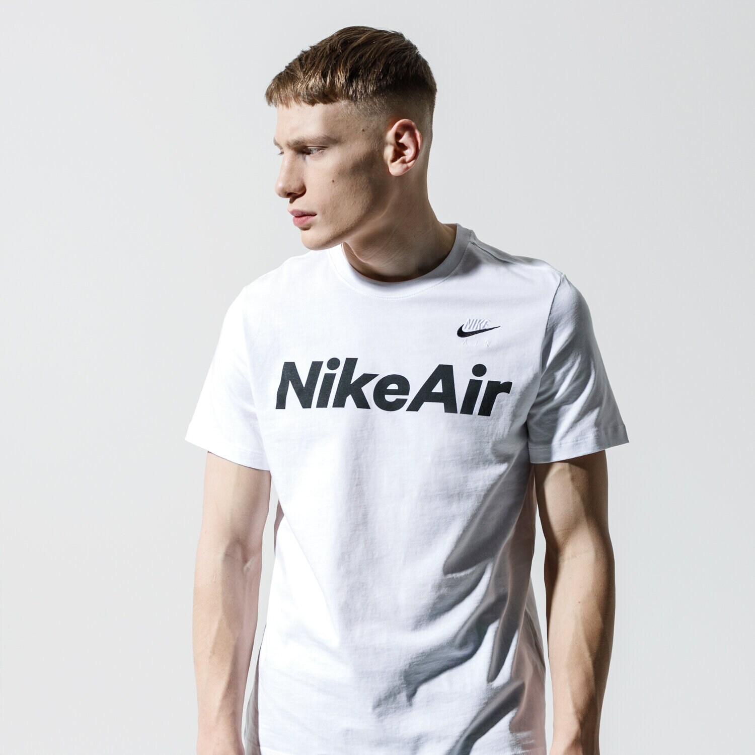 Koszulka, t-shirt sportowy męski NIKE T-SHIRT AIR CK2232-100 BIAŁY