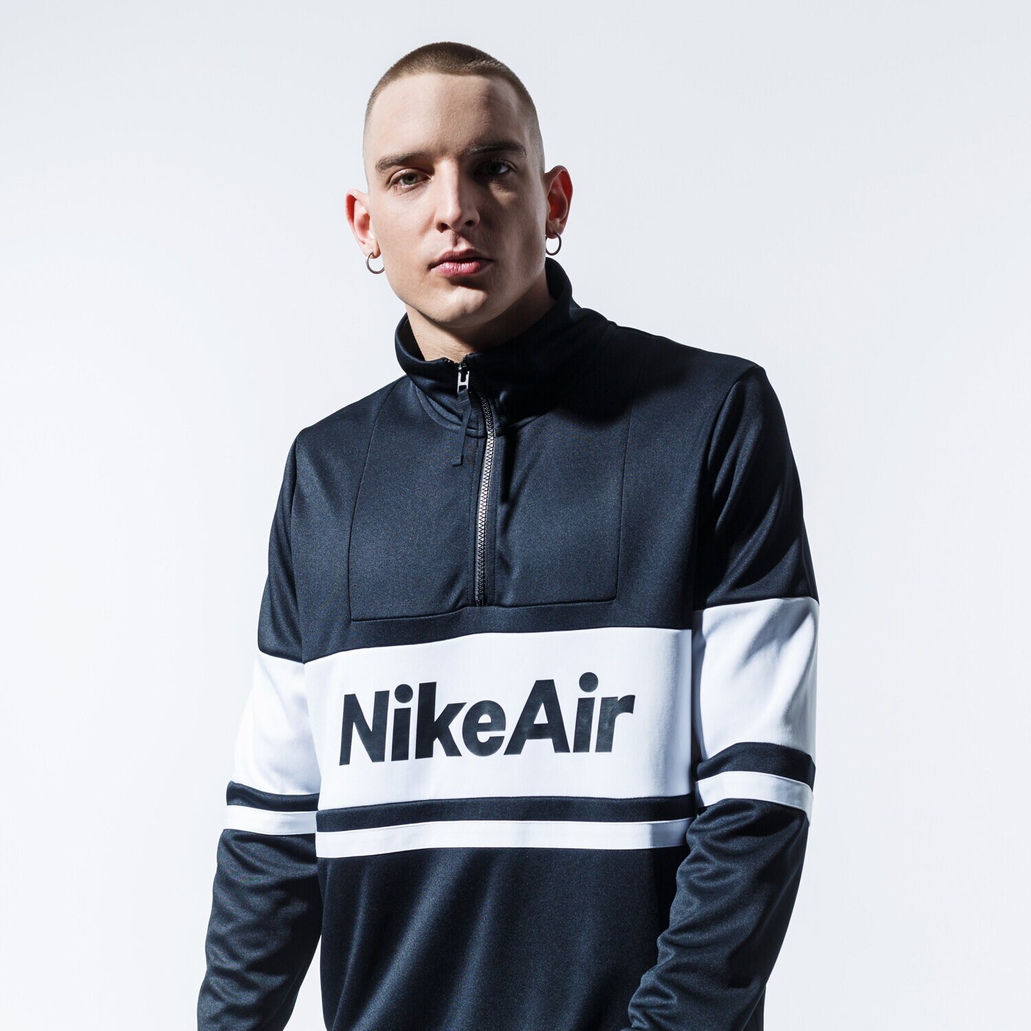 Bluza męska NIKE BLUZA AIR CJ4836-010 CZARNY