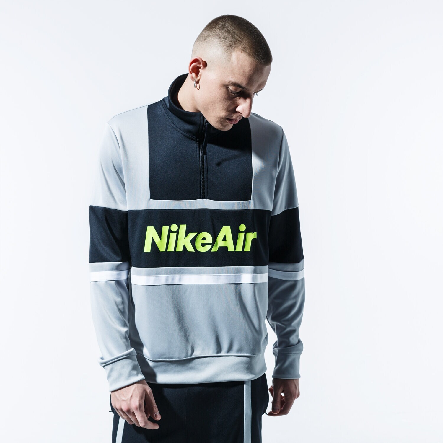 Bluza męska NIKE BLUZA AIR CJ4836-077 SZARY