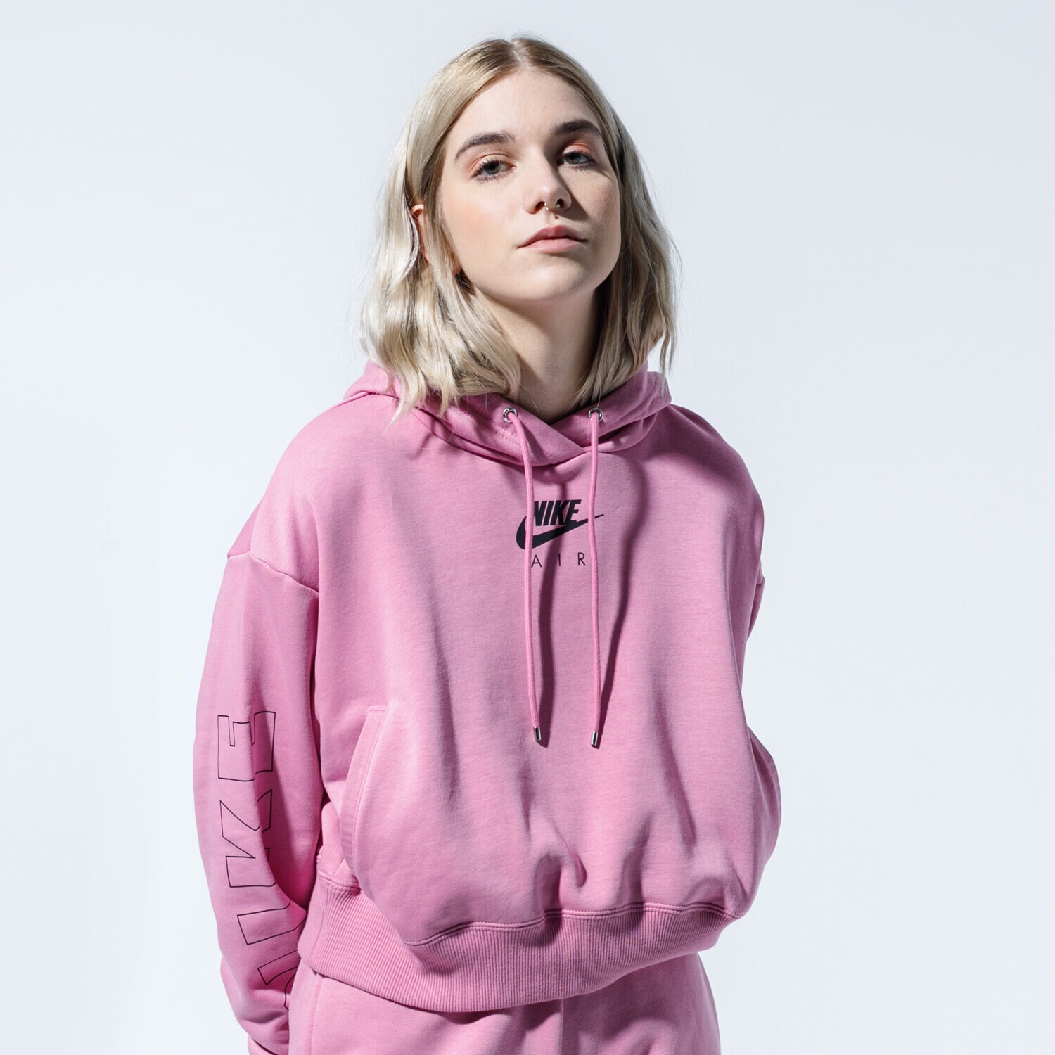 Nike bluza z kapturem w nsw air hoodie flc bb deals