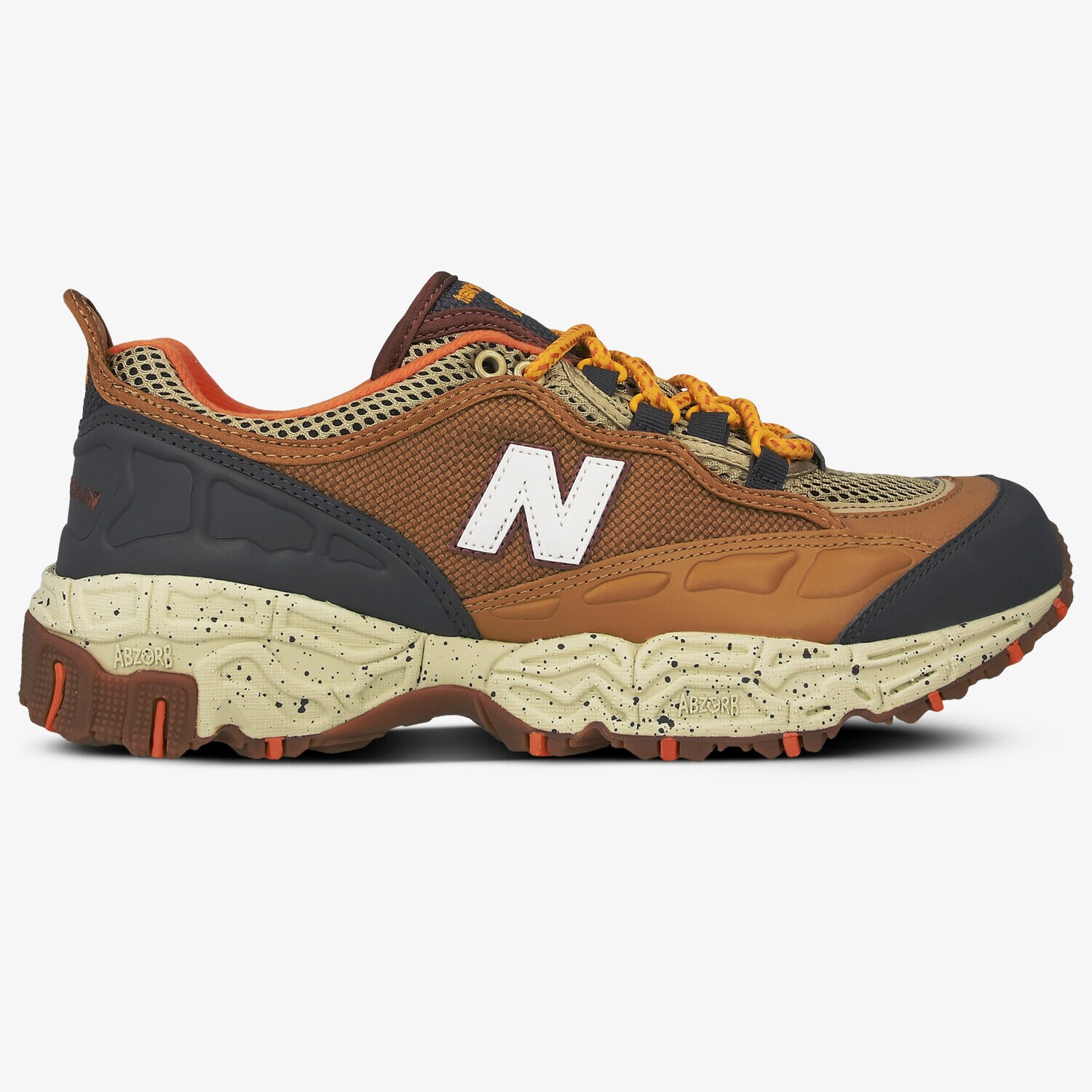 Buty sneakersy męskie NEW BALANCE ML801NEC ML801NEC BRĄZOWY