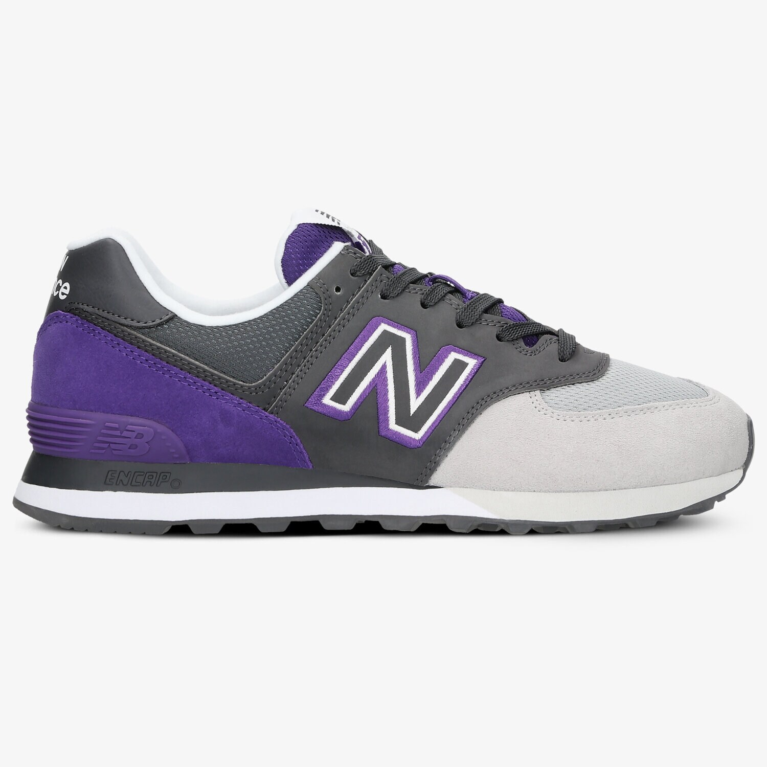 Buty sneakersy męskie NEW BALANCE ML574UPB ML574UPB SZARY