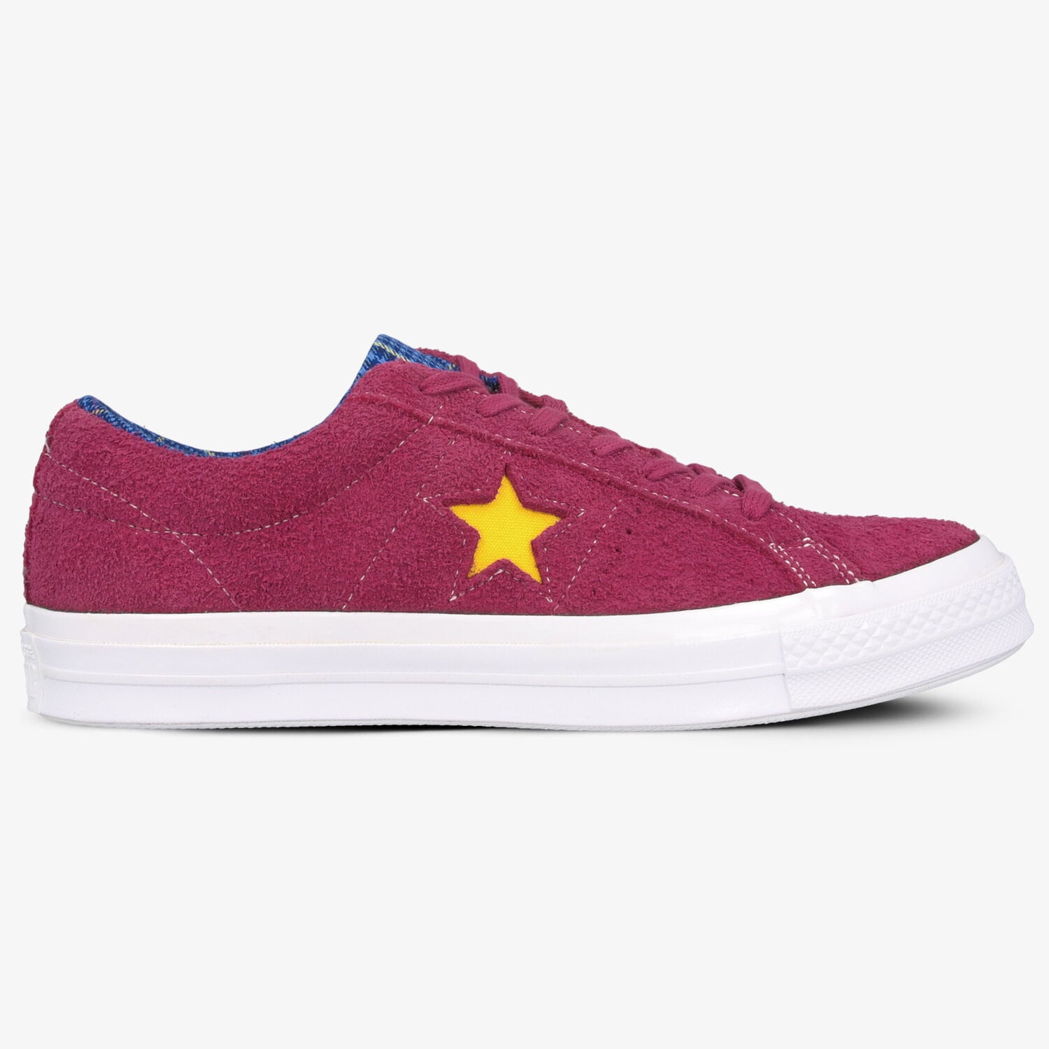 Buty sneakersy męskie CONVERSE ONE STAR 166846C FIOLETOWY
