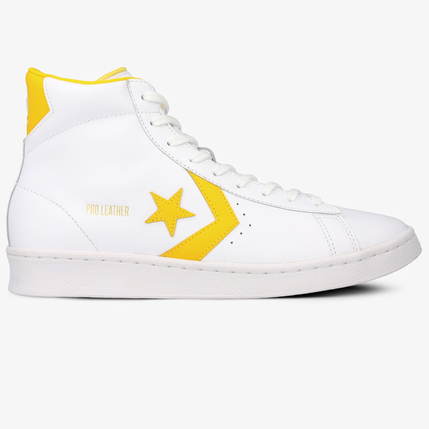 Buty sneakersy męskie CONVERSE PRO LEATHER MID 166812C BIAŁY