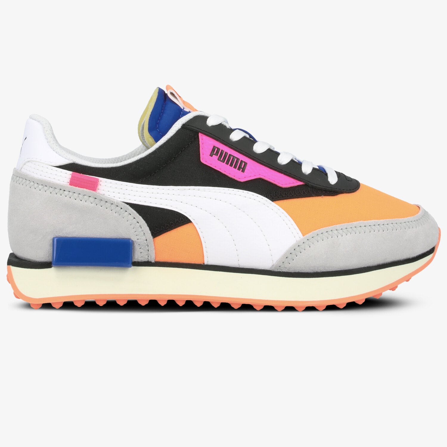 Buty sneakersy damskie PUMA RIDER PLAY ON 37114904 POMARAŃCZOWY