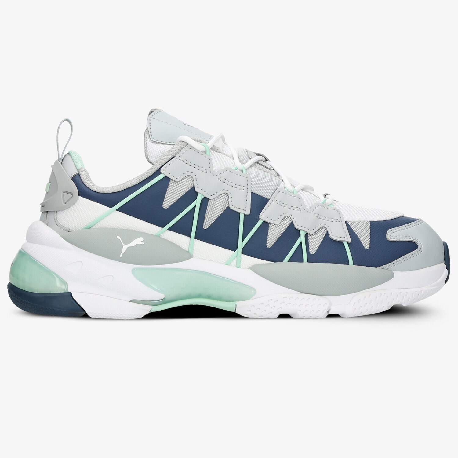 Buty sneakersy męskie PUMA LQD CELL OMEGA STRIPED KIT 37147602 SZARY