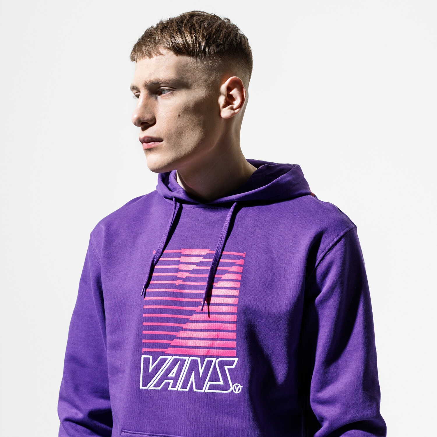 Bluza męska VANS BLUZA Z KAPTUREM MN RETRO SPORT PO HELIOTROPE VN0A49SQ30X1 FIOLETOWY