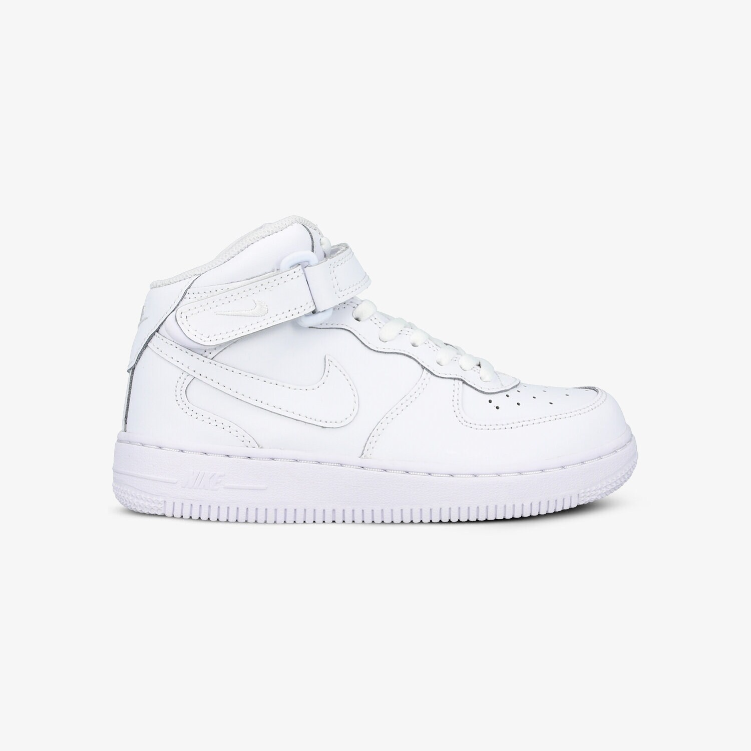Buty zimowe, trekkingowe, outdoor dla dzieci NIKE FORCE 1 MID (PS) 314196-113 BIAŁY