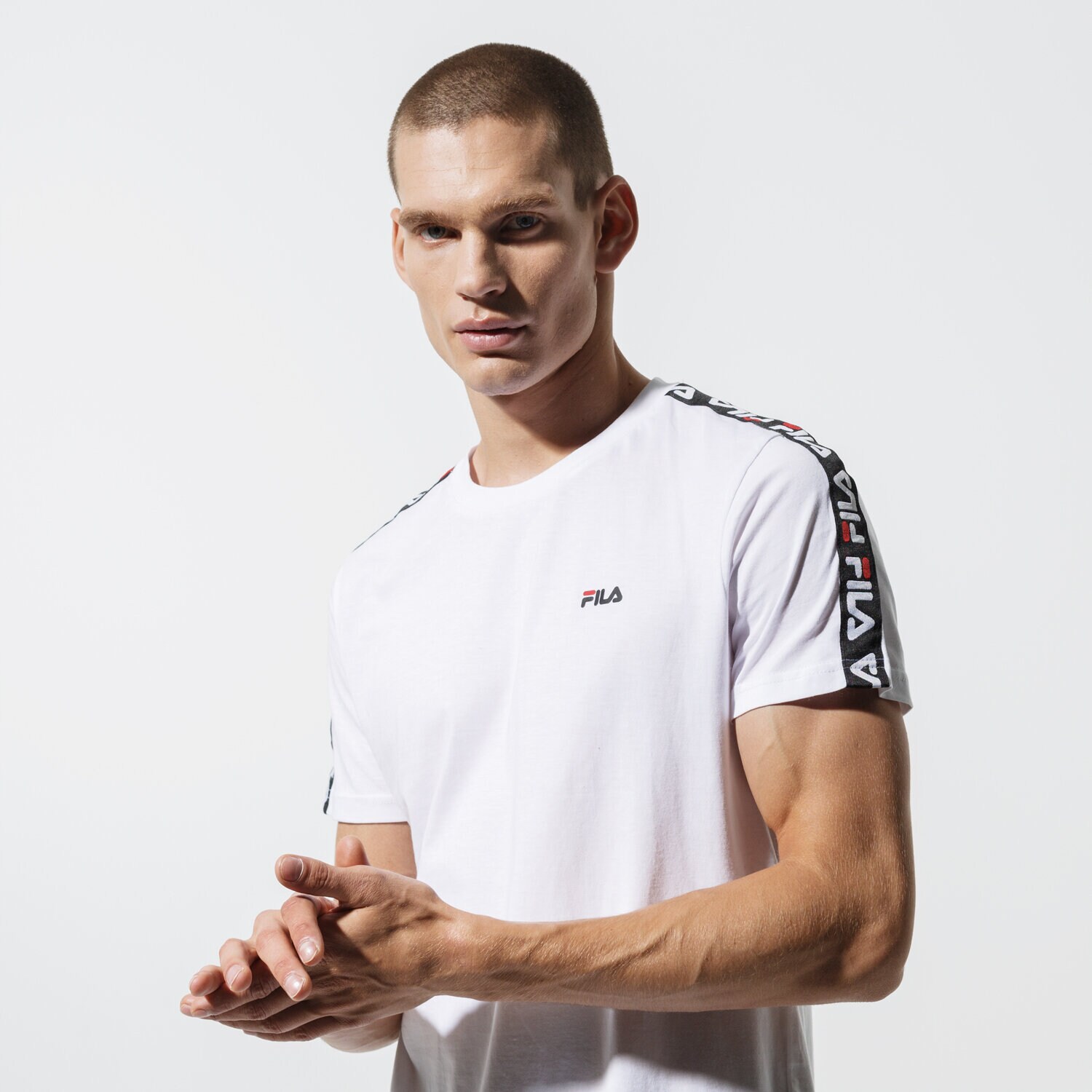 FILA T SHIRT SS VAINAMO TEE 687217M67 BIA Y M skie Koszulki w Sizeer