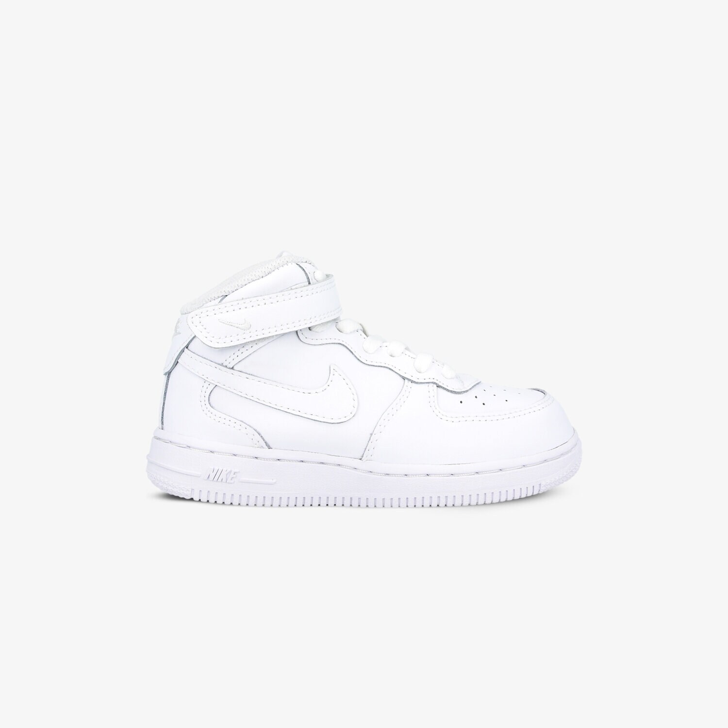 Buty zimowe, trekkingowe, outdoor dla dzieci NIKE FORCE 1 MID (TD) 314197-113 BIAŁY