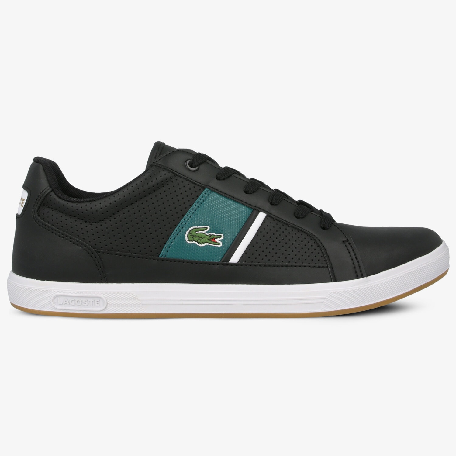 Buty sneakersy męskie LACOSTE EUROPA 120 1 739SMA00061B4 CZARNY