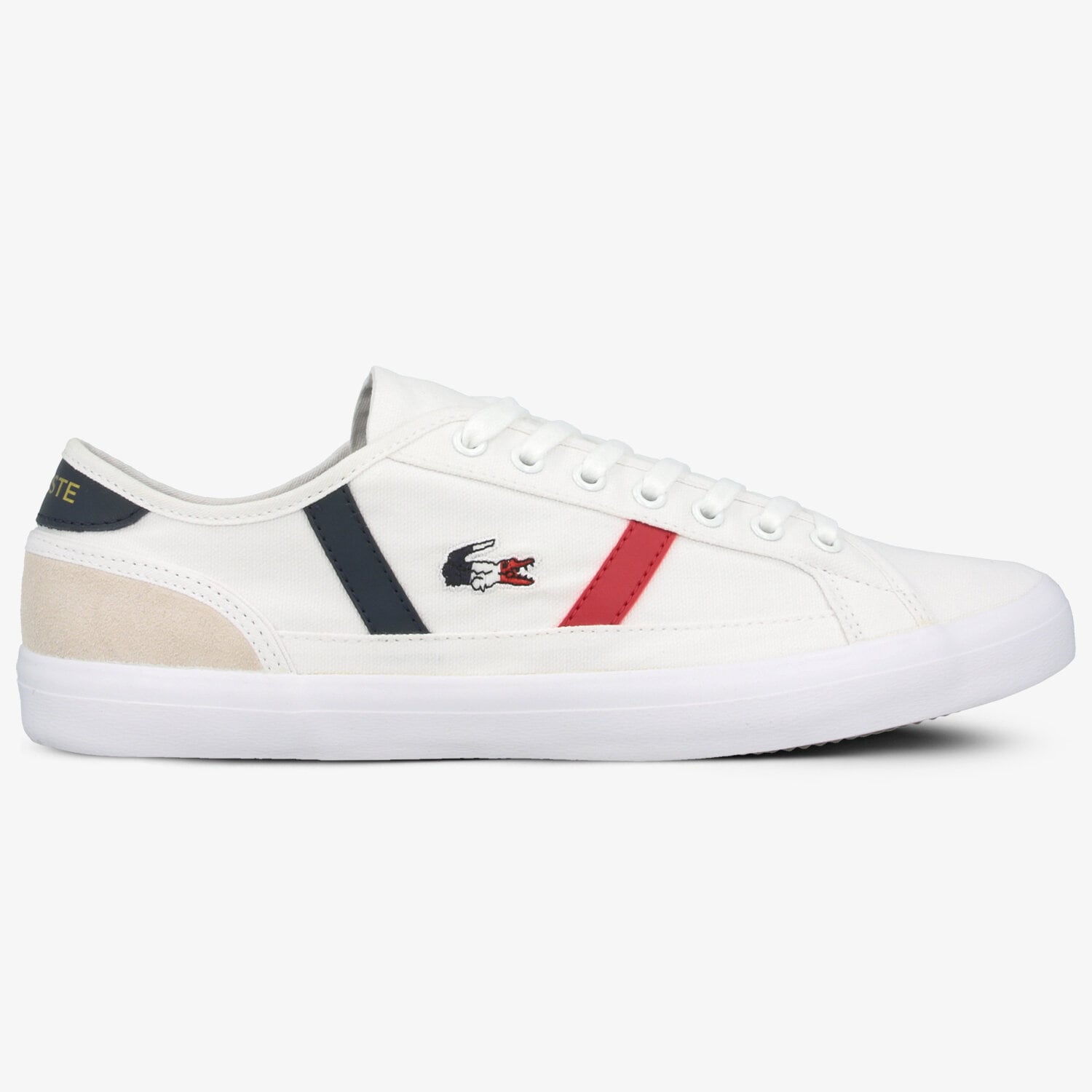 Buty sneakersy męskie LACOSTE SIDELINE TRI 2 739CMA0045407 BIAŁY