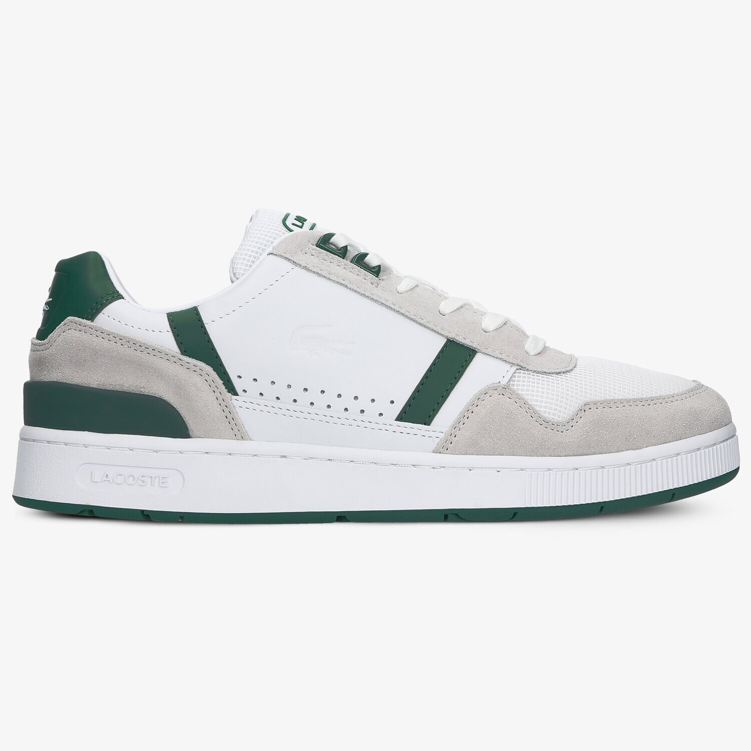 Buty sneakersy męskie LACOSTE T-CLIP 120 3 US 739SMA0063082 BIAŁY