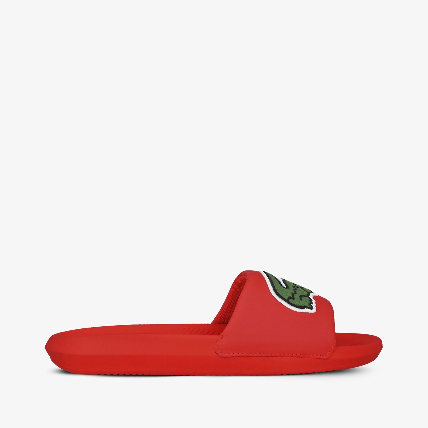 Klapki męskie LACOSTE CROCO SLIDE 120 2 US 739CMA0062ABW CZERWONY