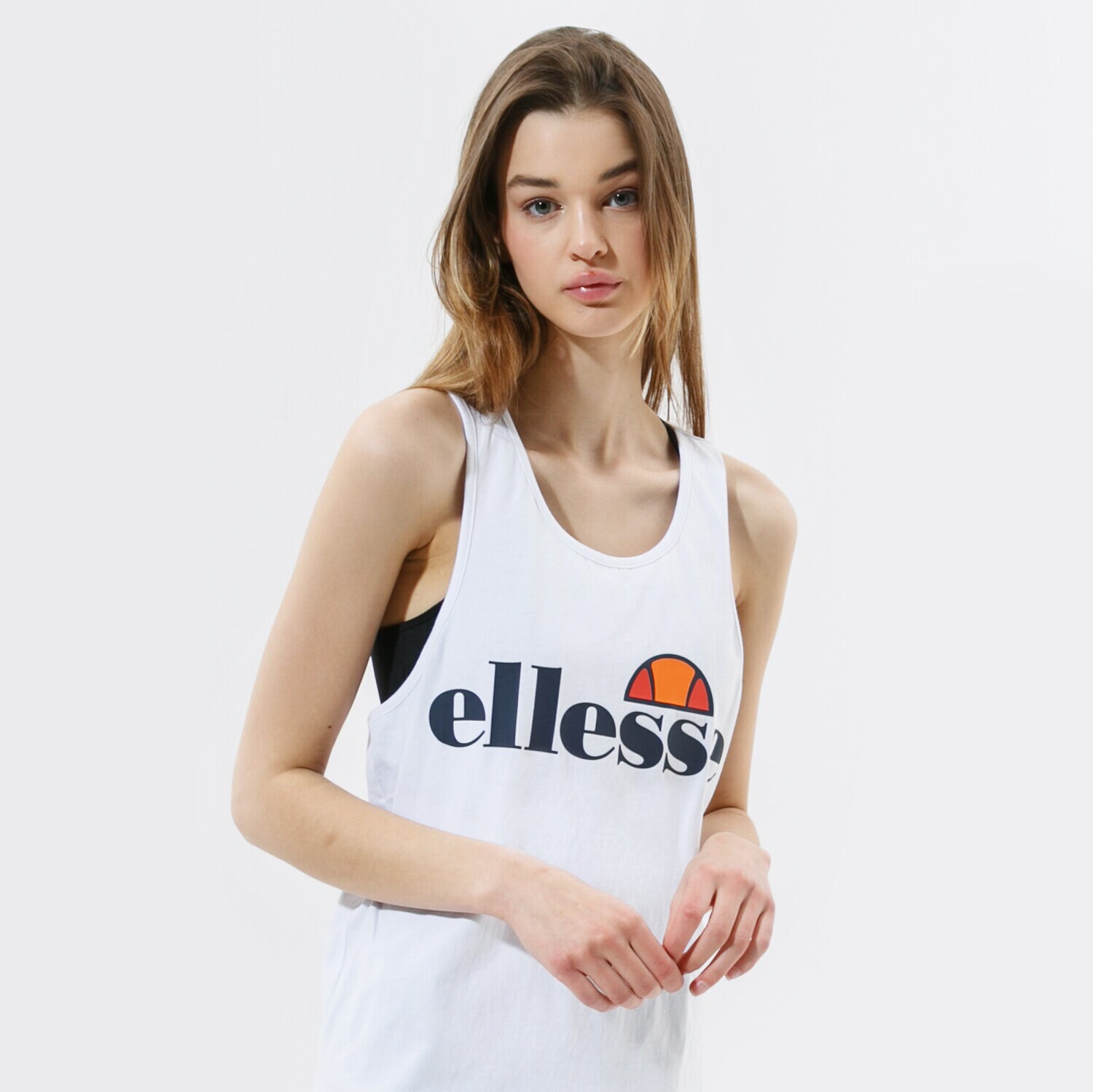 Koszulka, t-shirt damski ELLESSE TANK ABIGAILLE WHT SGS04485908 BIAŁY