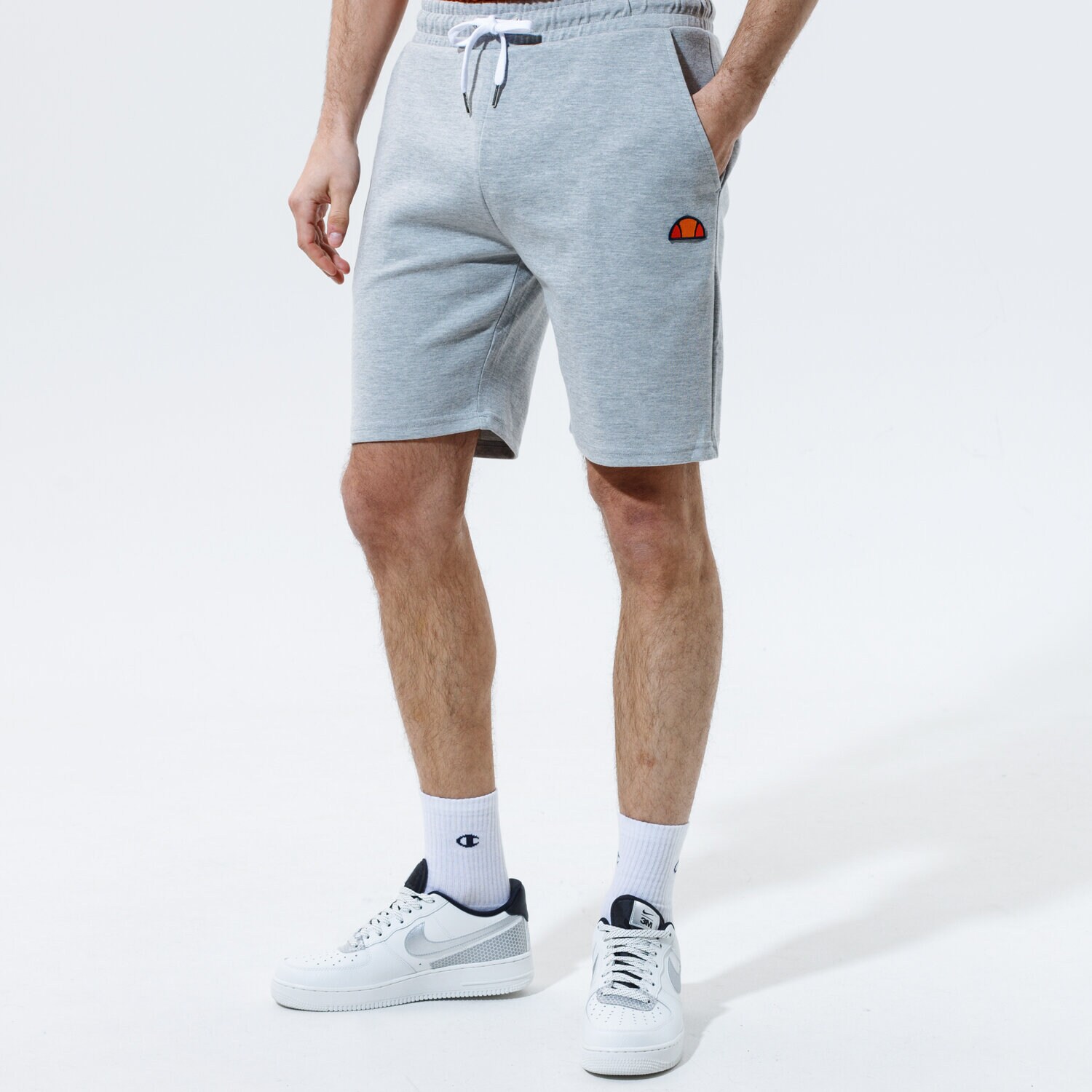 Krótkie spodenki, szorty męskie ELLESSE SZORTY OLE GREY SHC09976112 SZARY